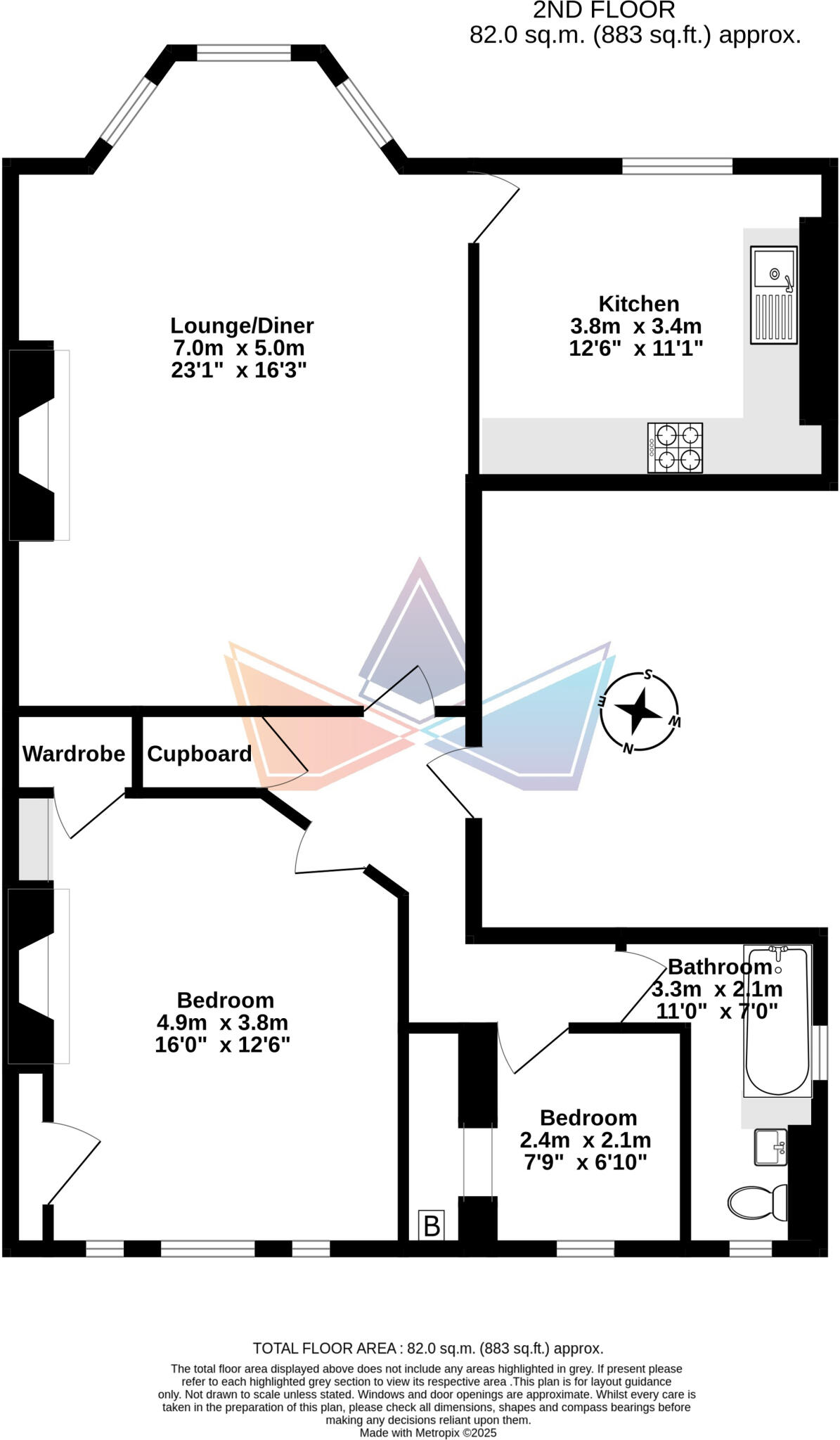 31 Augusta Gardens, Folkestone, CT20 floorplan