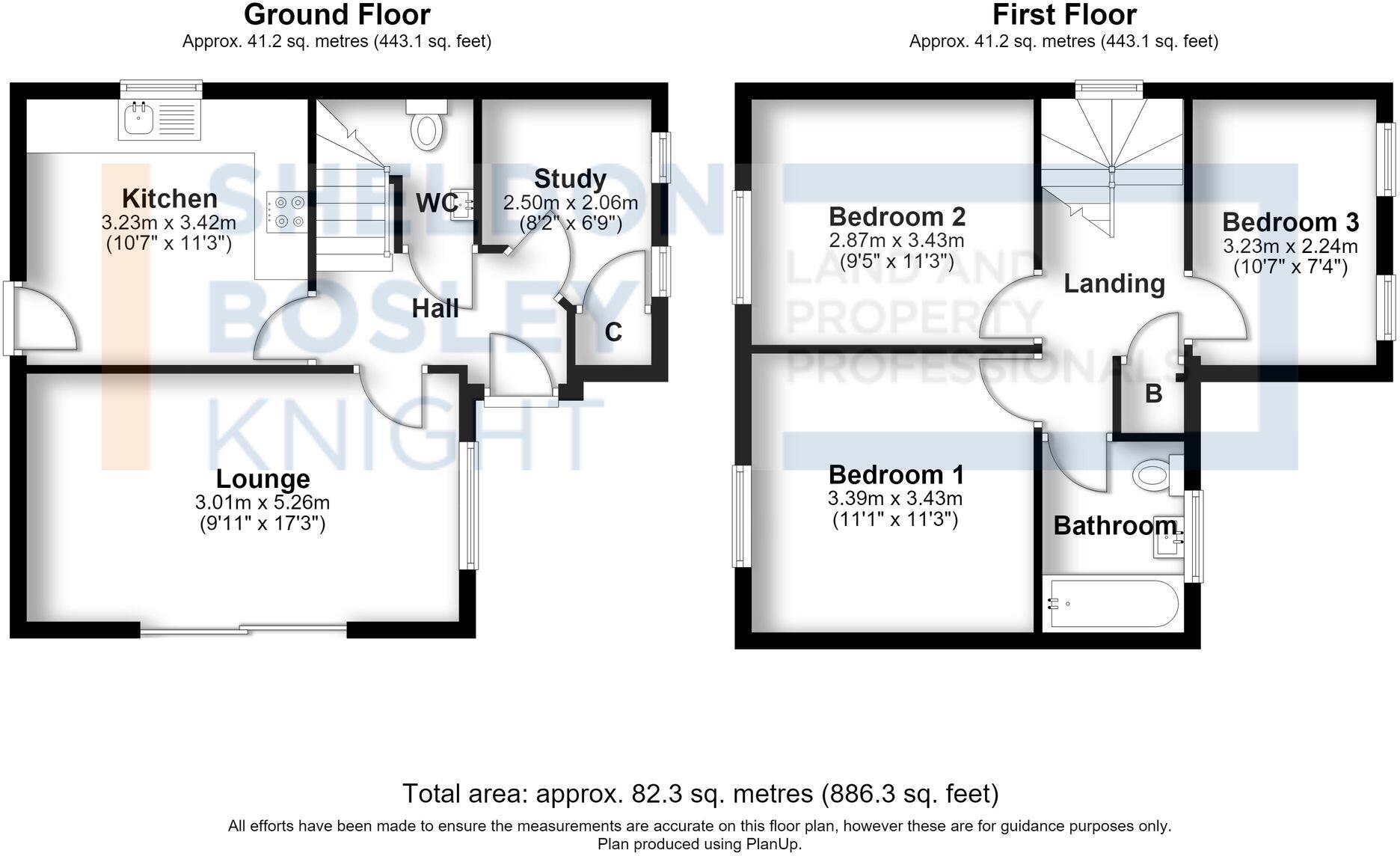 Woodleigh, Drakes Broughton, WR10 floorplan