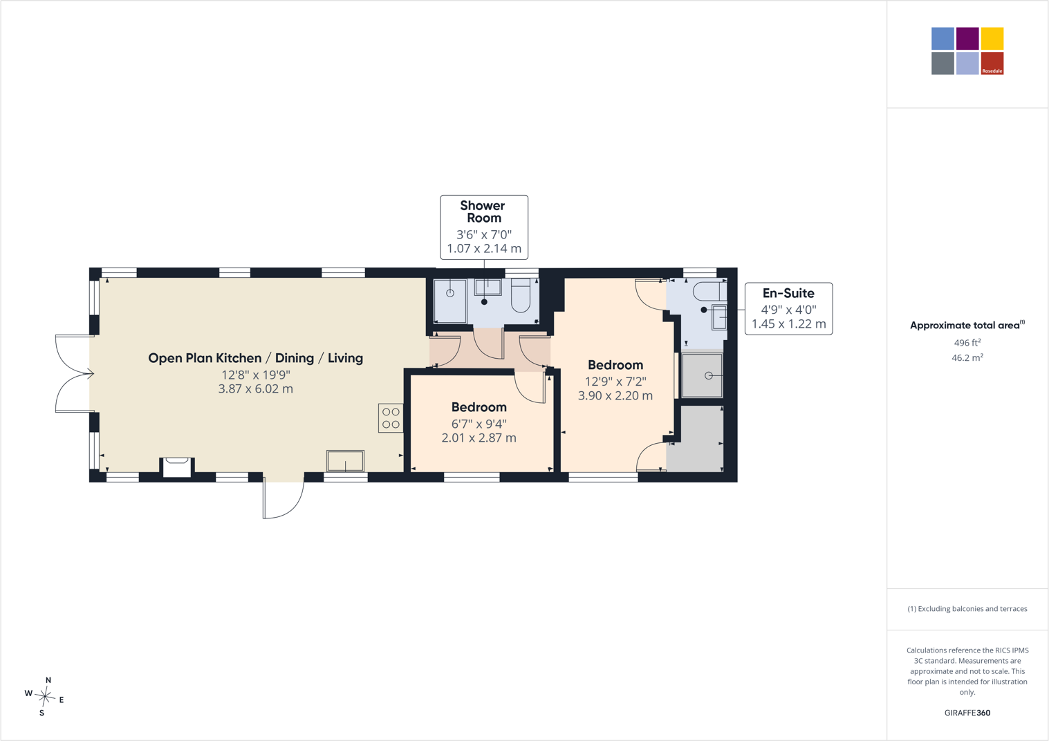 Island Bank, Tallington floorplan
