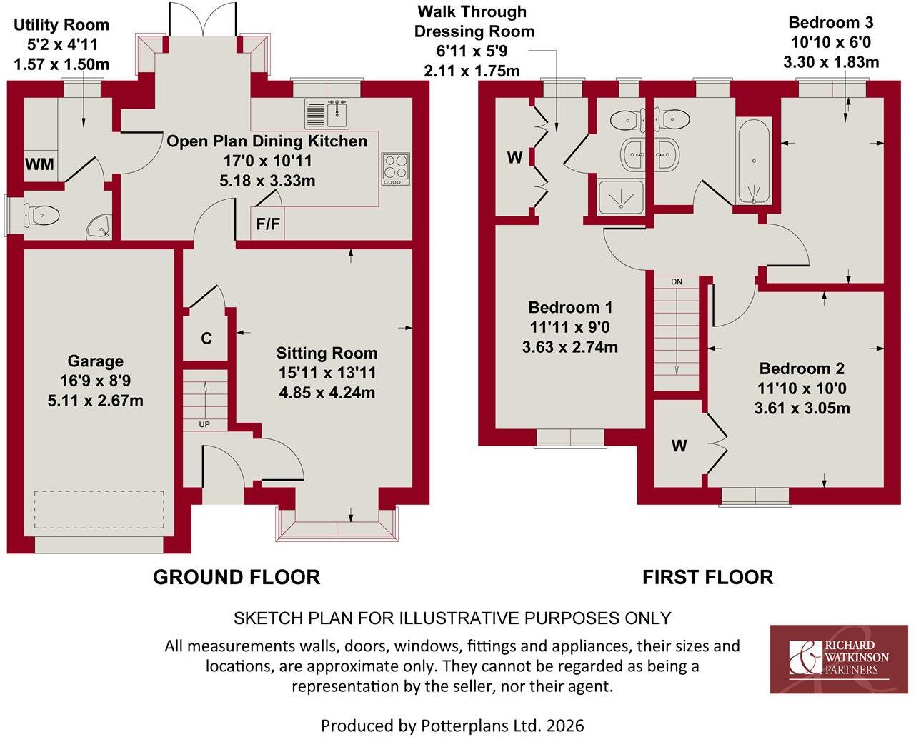 Widnall Drive, Bingham floorplan