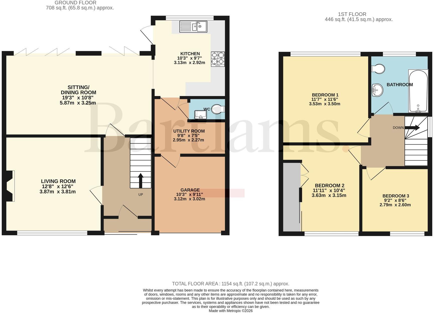 Northway, Sedgley, DY3 floorplan