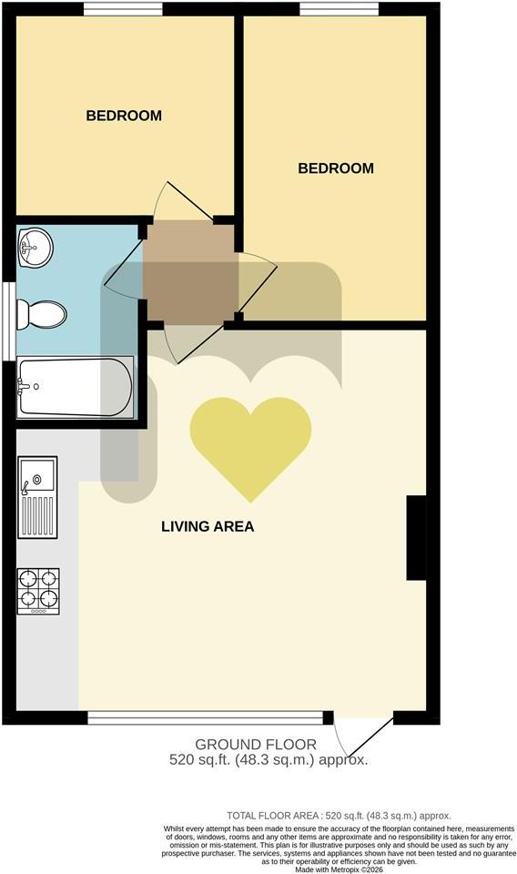 Cockleton Lane, Cowes floorplan