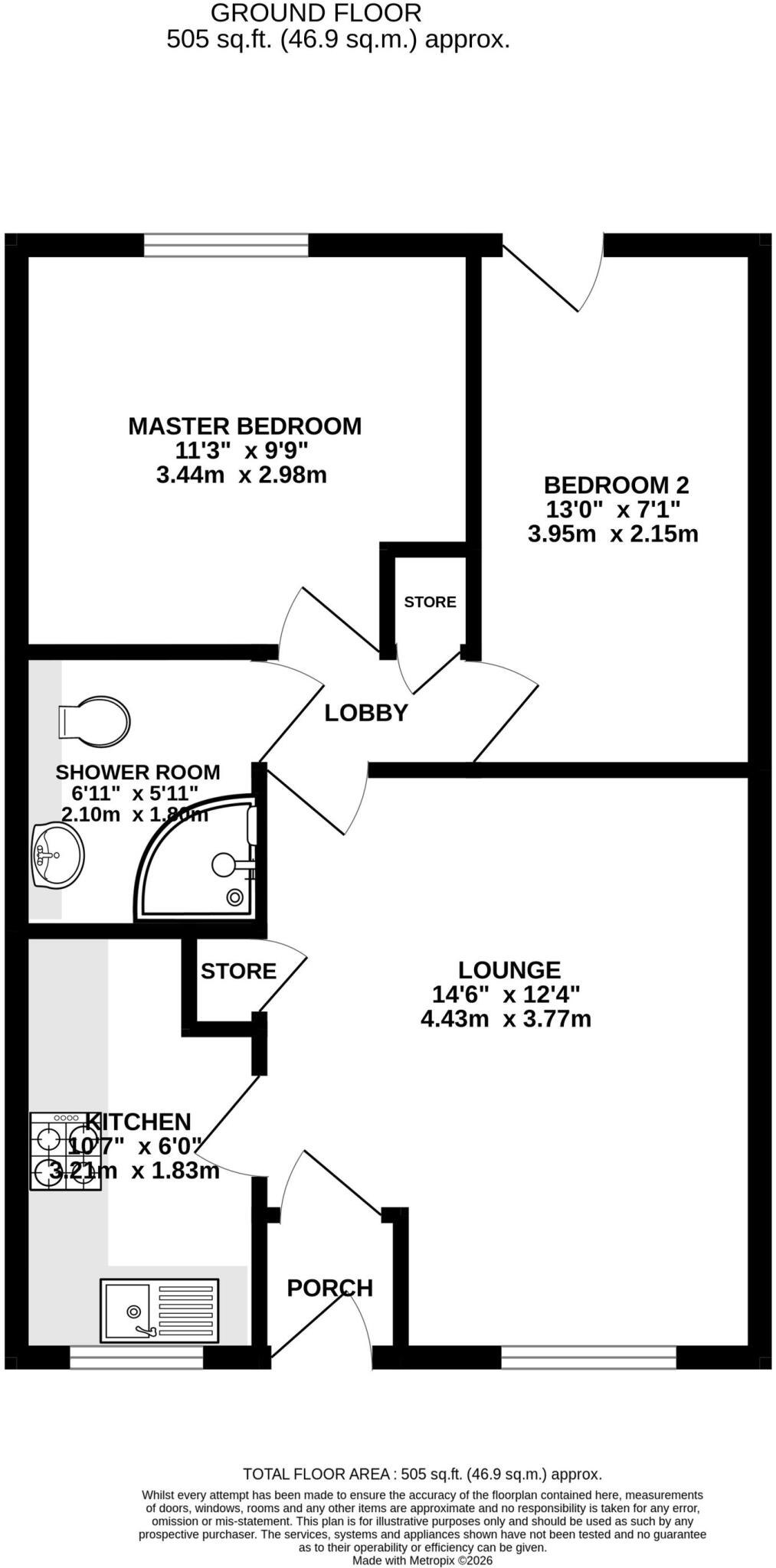 The Wickets, Burton-On-Trent, DE15 floorplan