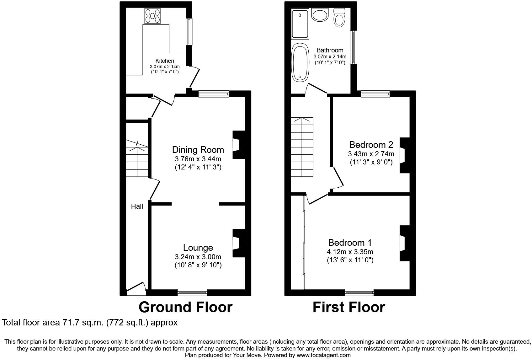 Bowden Hill, Newton Abbot, Devon, TQ12 floorplan