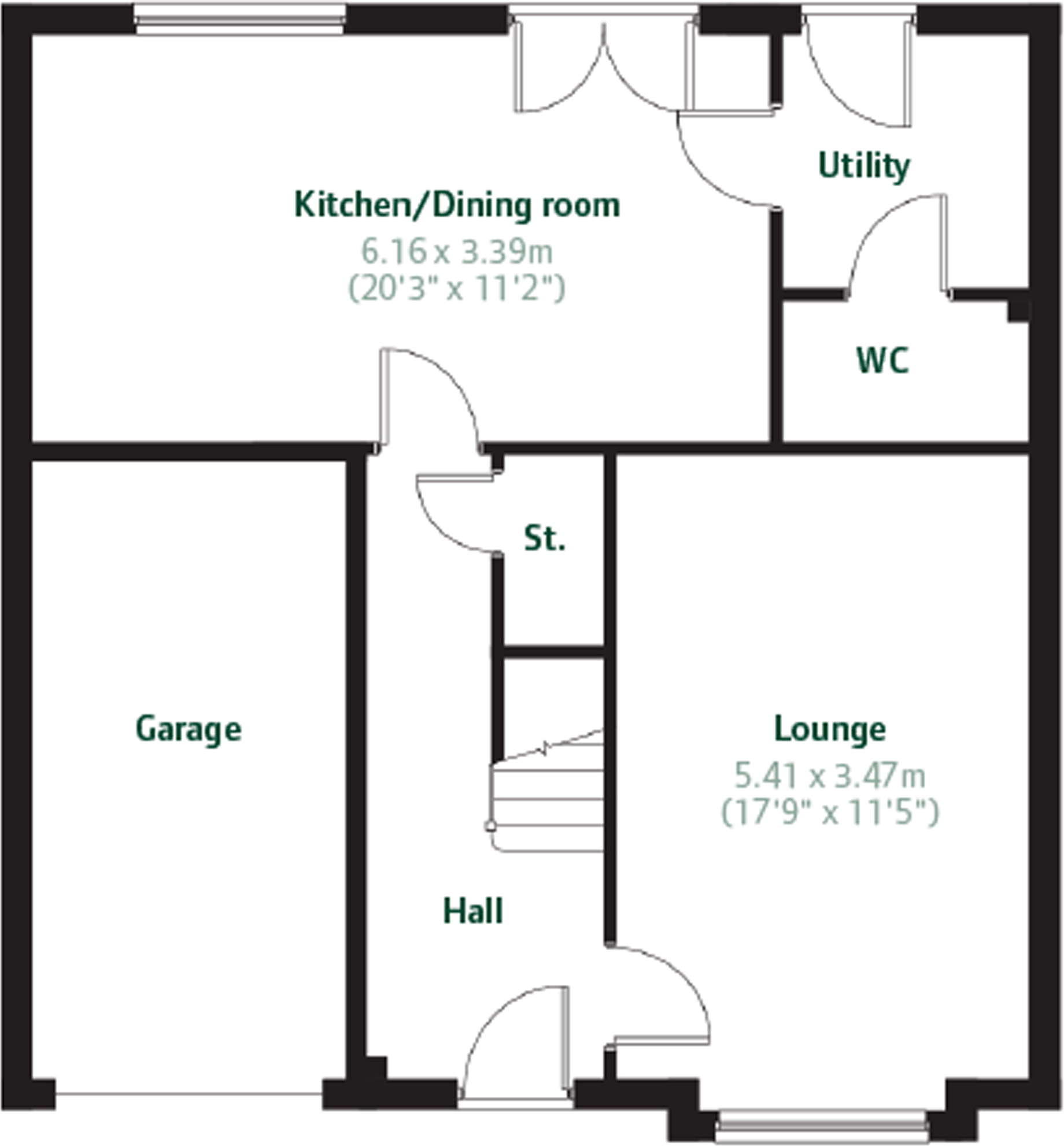 Snowdon Gait, 
Snowdon Terrace, 
West Kilbride, 
Ayrshire, 
KA23 9HN floorplan