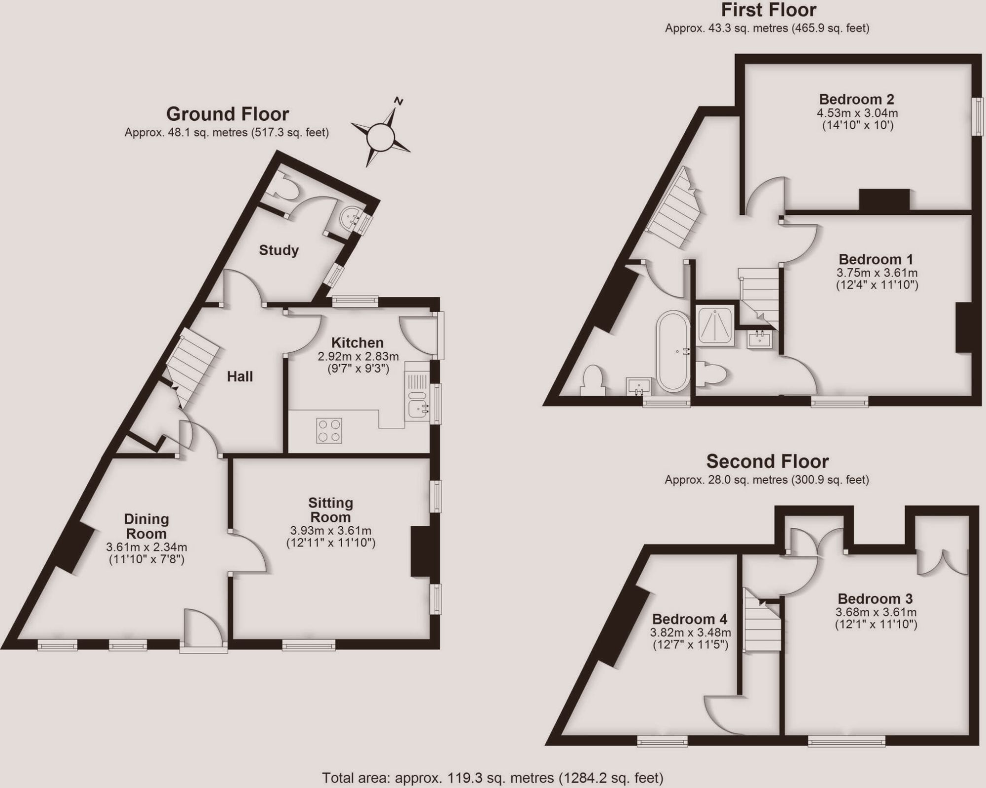 1, North Terrace, Bishop's Stortford, CM23 floorplan