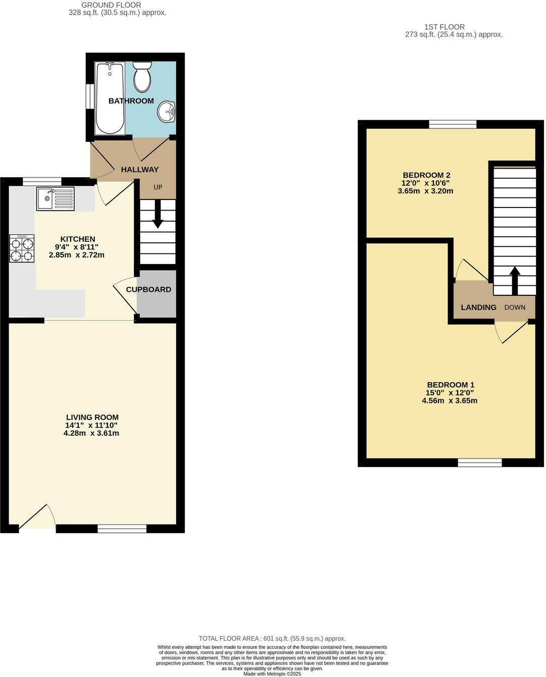Udale Street , Workington, CA14 floorplan