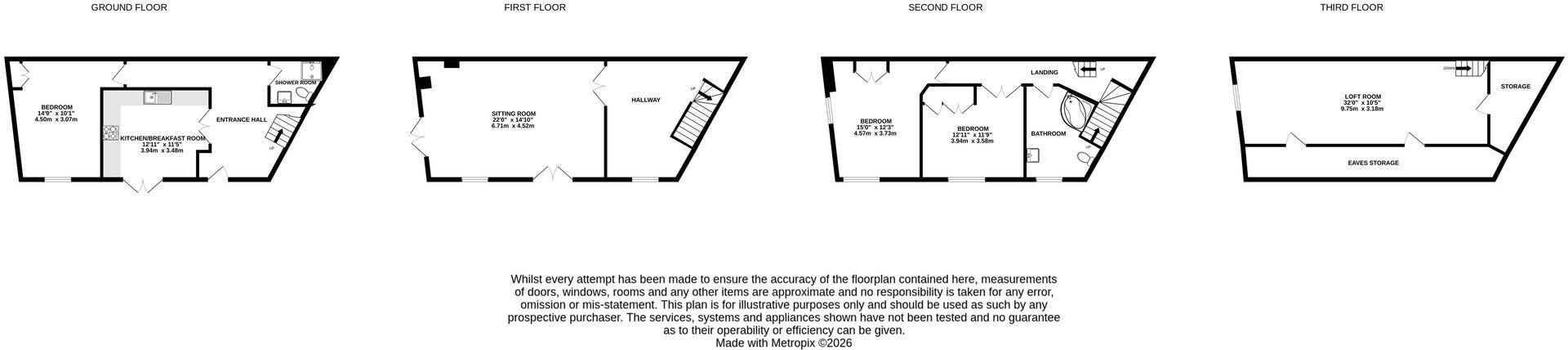 Woodland Road, Harbertonford, TQ9 floorplan