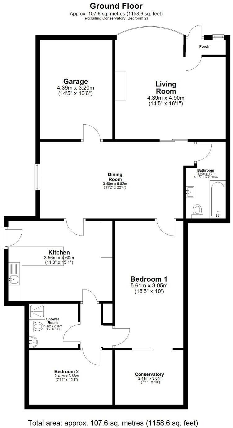 Thorpe Road, Bradford floorplan