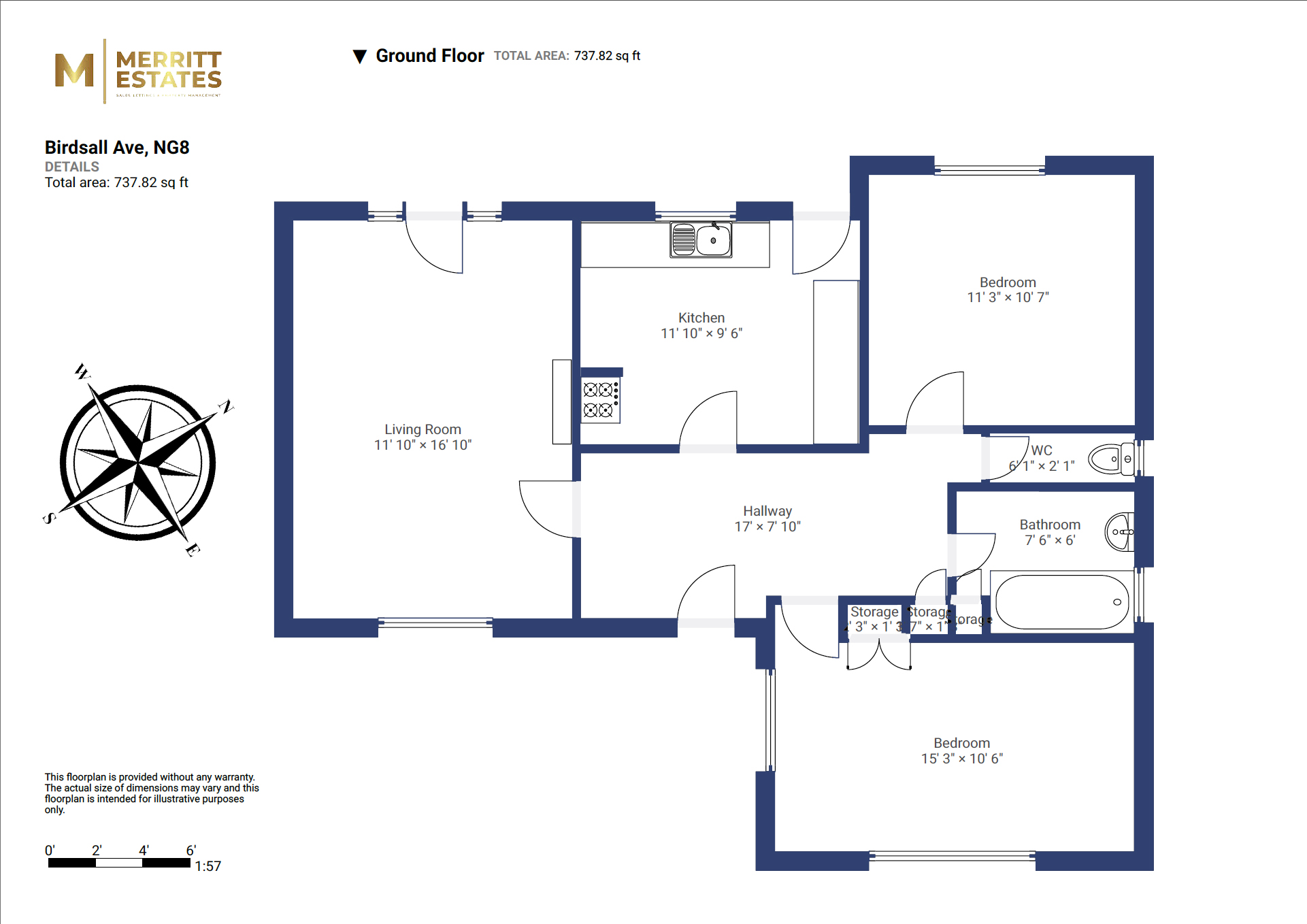 Birdsall Avenue, Wollaton floorplan