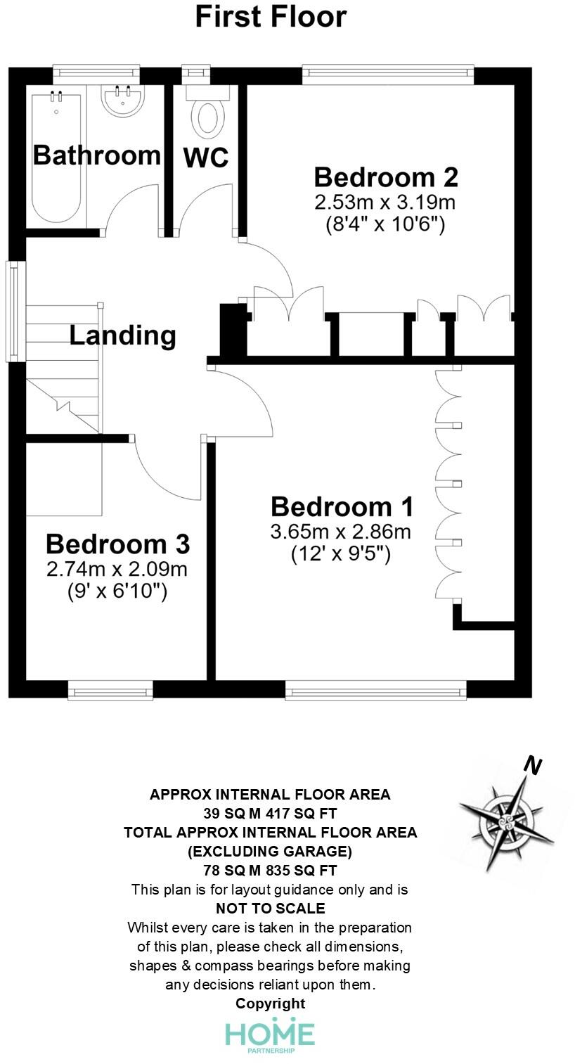 Donald Way, Moulsham Lodge, Chelmsford floorplan
