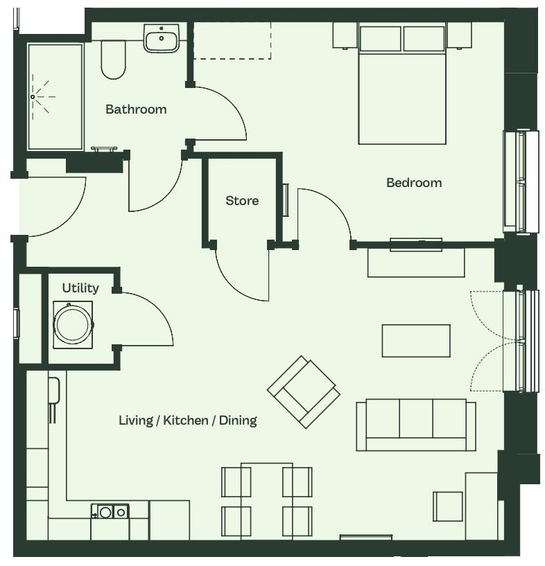 Eliza Yard, Ancoats floorplan
