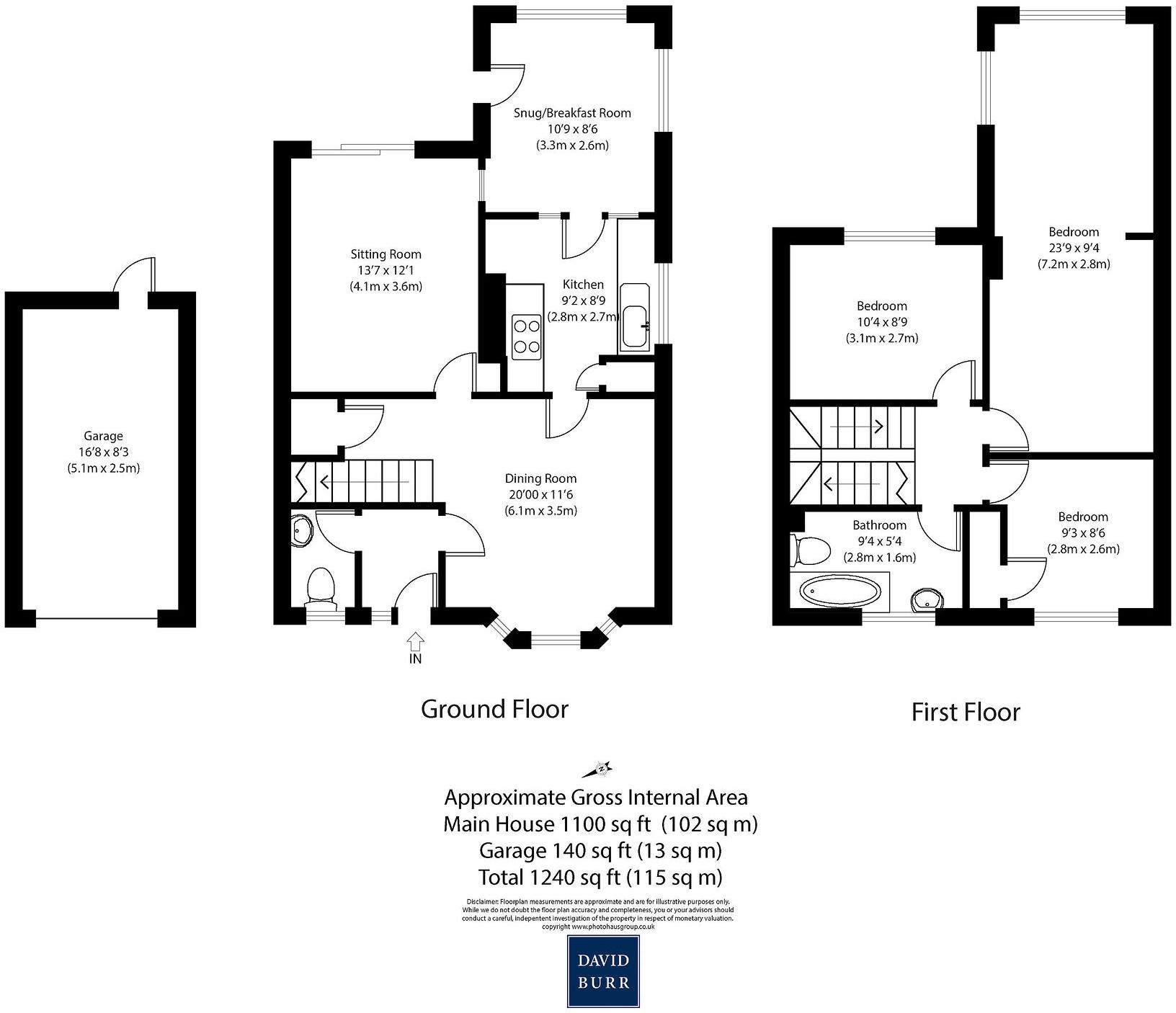 Oaklands, Leavenheath floorplan