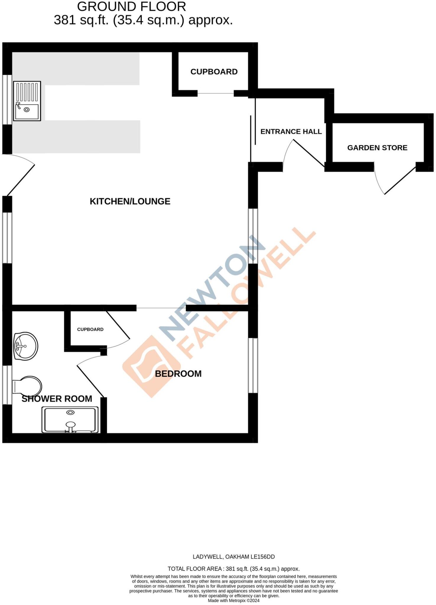 Ladywell, Oakham, LE15 floorplan