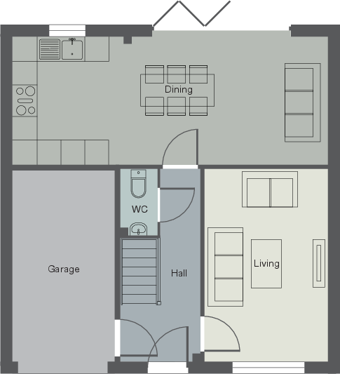 Poppy Gardens, Main Street, Methley floorplan