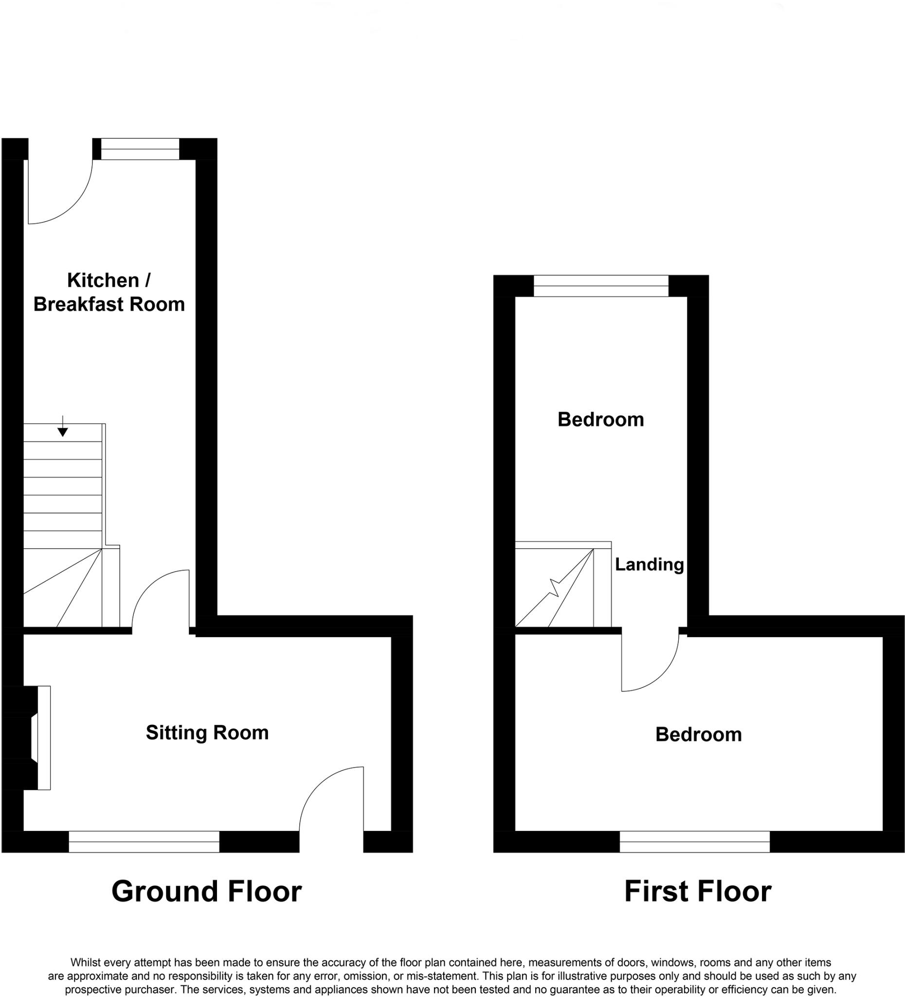 Church Road, Knighton, Powys floorplan