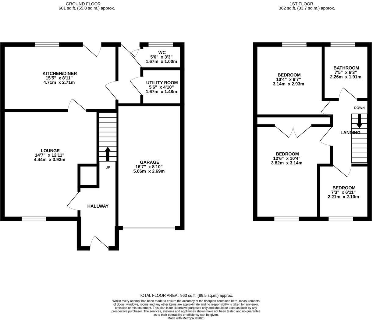 Brookside, Bozeat, Wellingborough floorplan