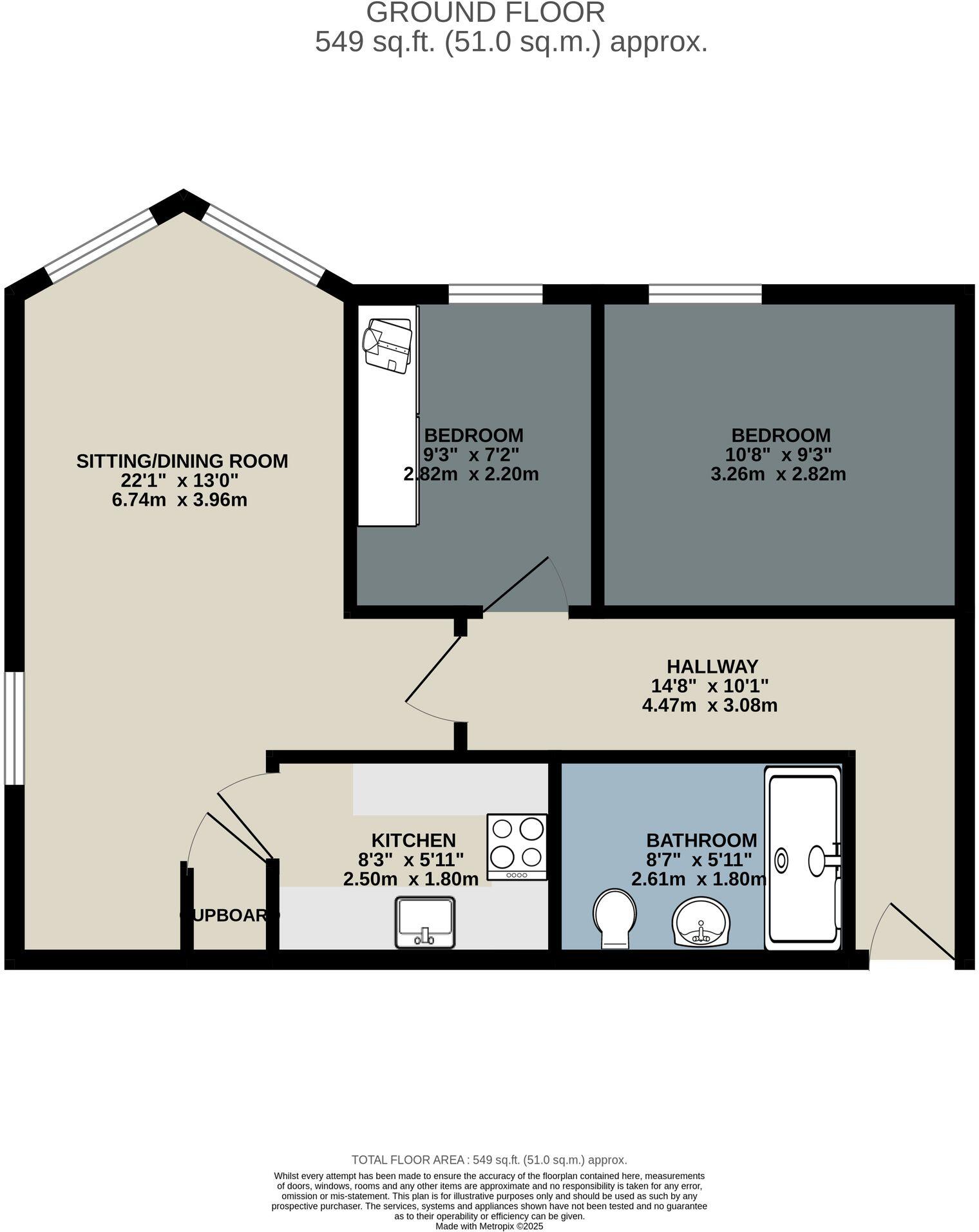 10 Central Drive, Romiley, Stockport, SK6 4QH floorplan