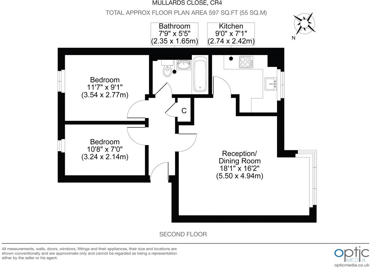 Mullards Close, Mitcham floorplan
