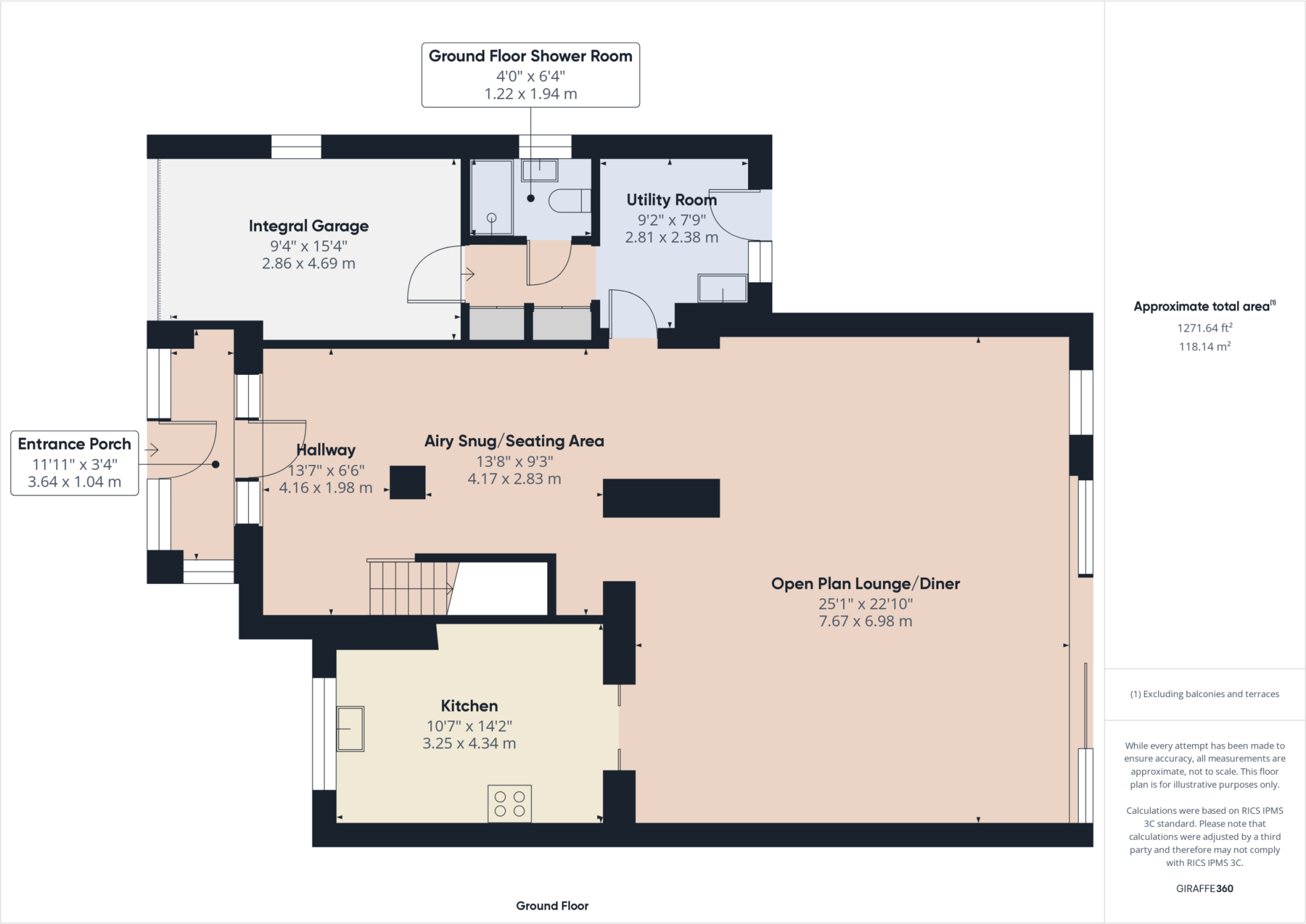 Castle Way, Willington floorplan