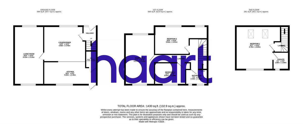 Dulverton Road, Romford floorplan