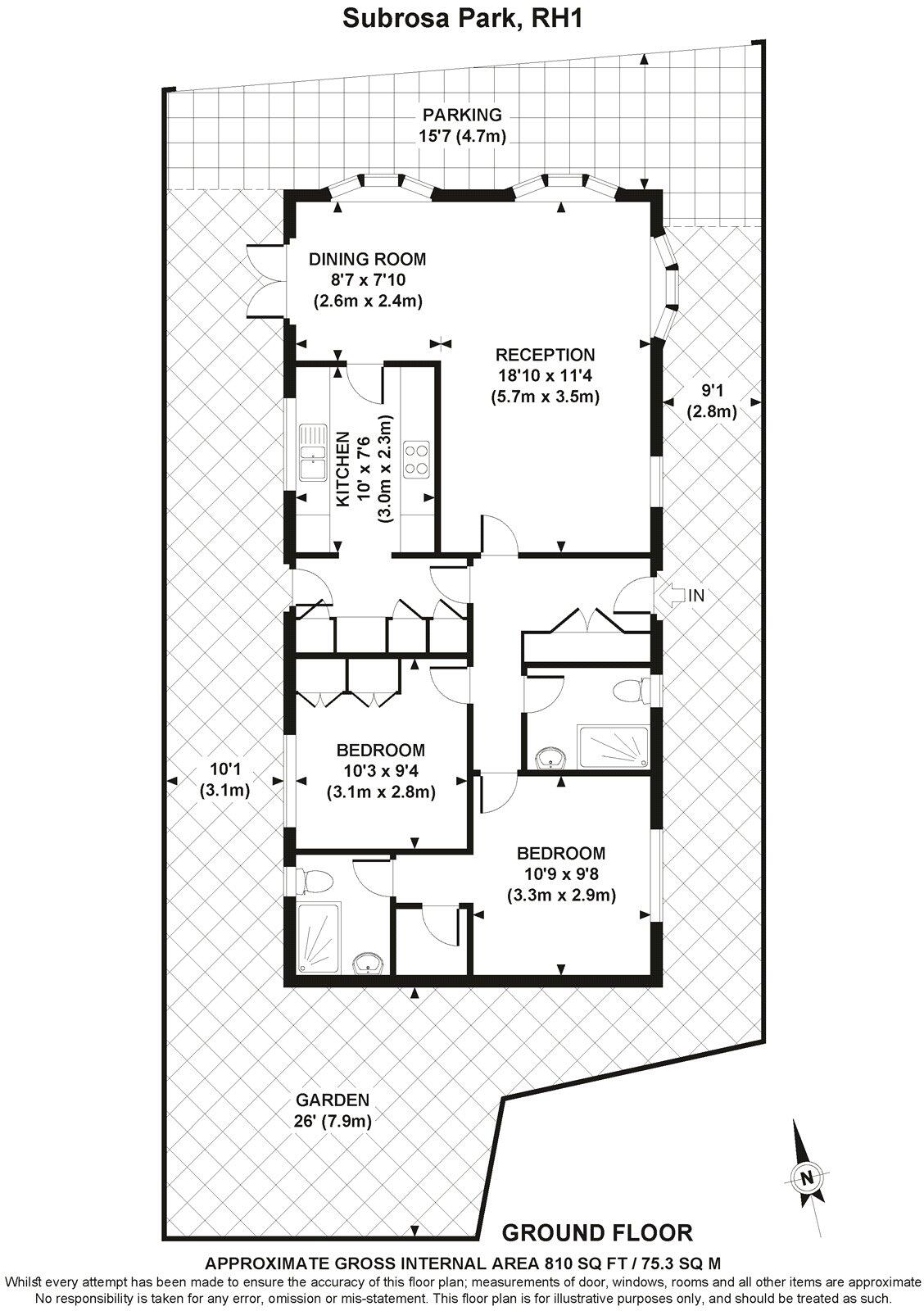 Subrosa Park, Subrosa Drive, Merstham, Redhill, RH1 floorplan