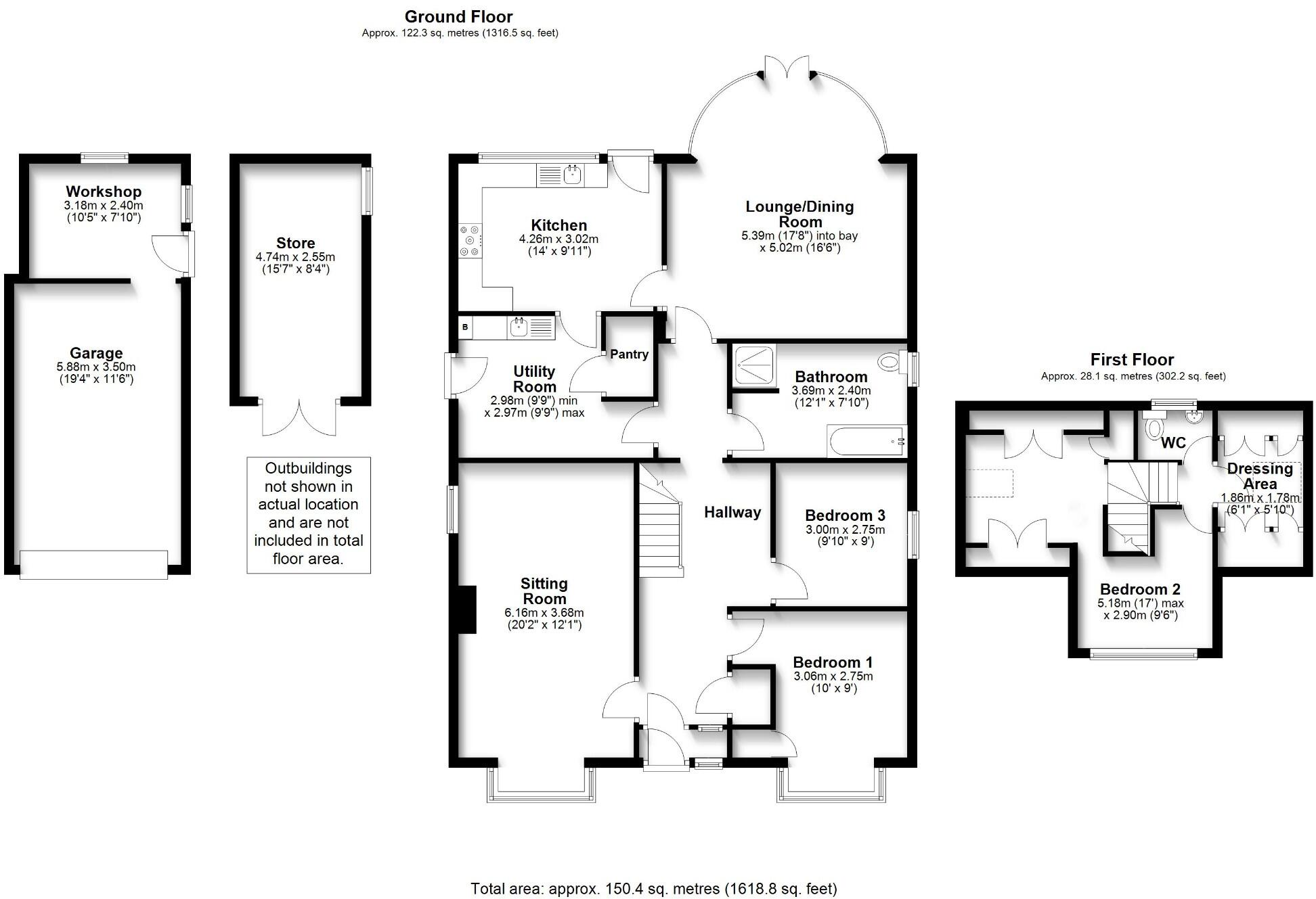 Andlers Ash Road, Liss, Hampshire, GU33 floorplan