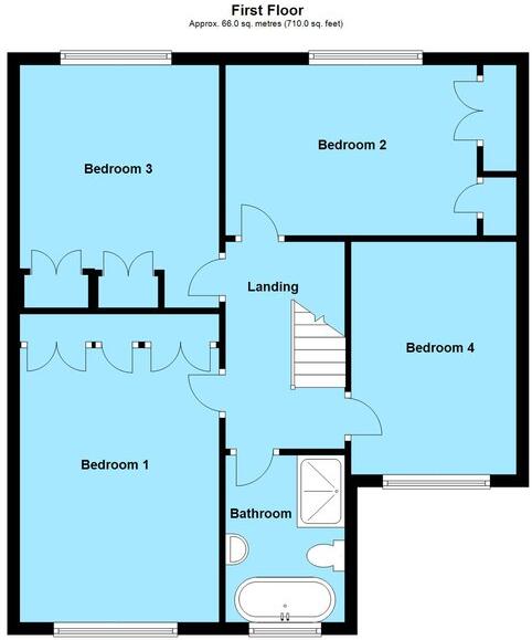 Tennyson Road, Lutterworth, LE17 floorplan