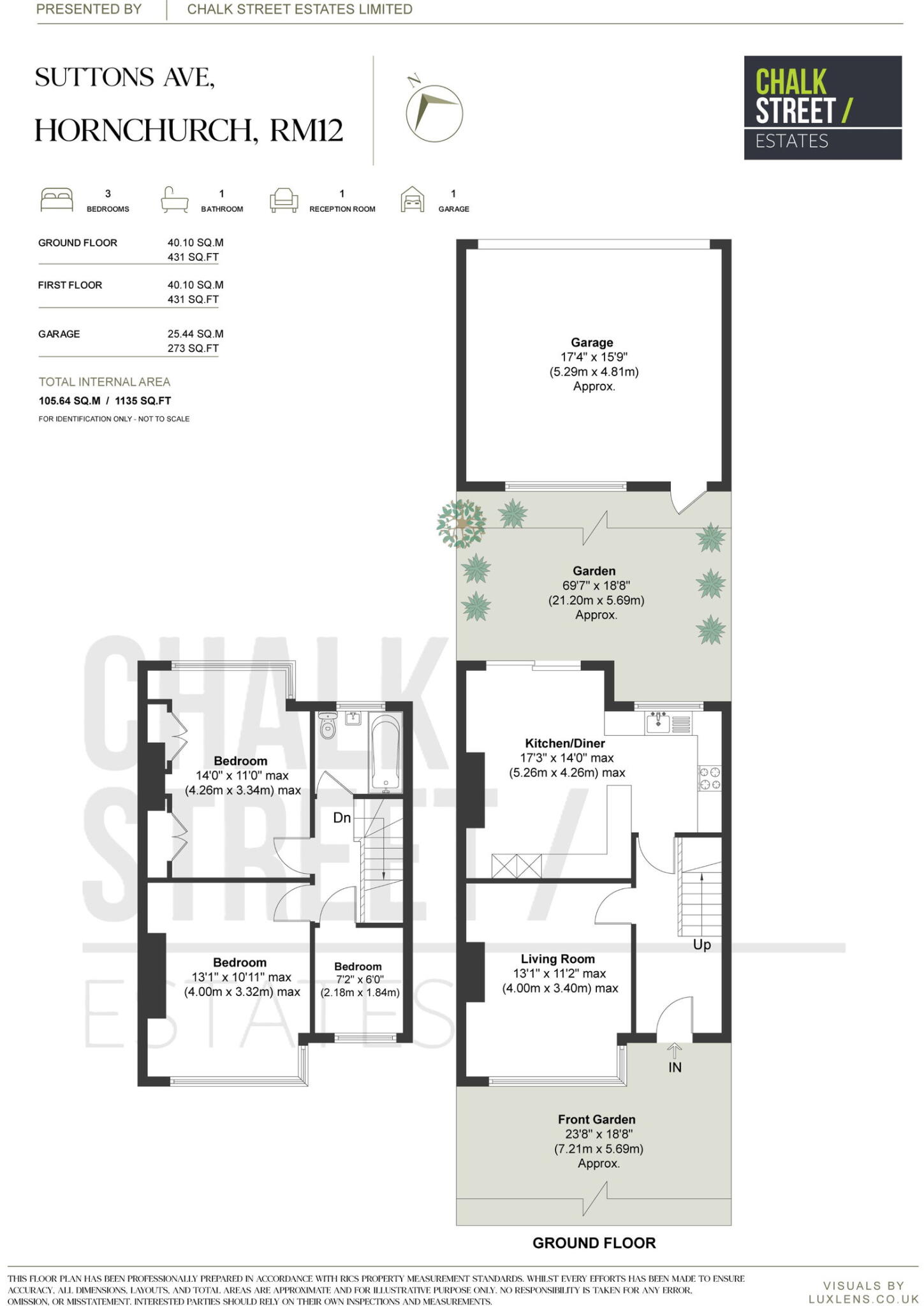 Suttons Avenue, Hornchurch, RM12 floorplan