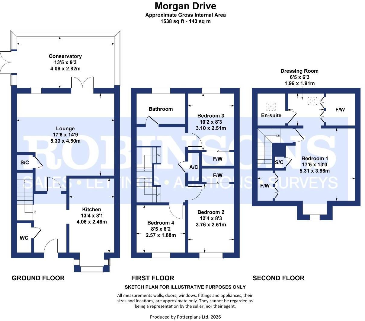 Morgan Drive, Whitworth, Spennymoor floorplan