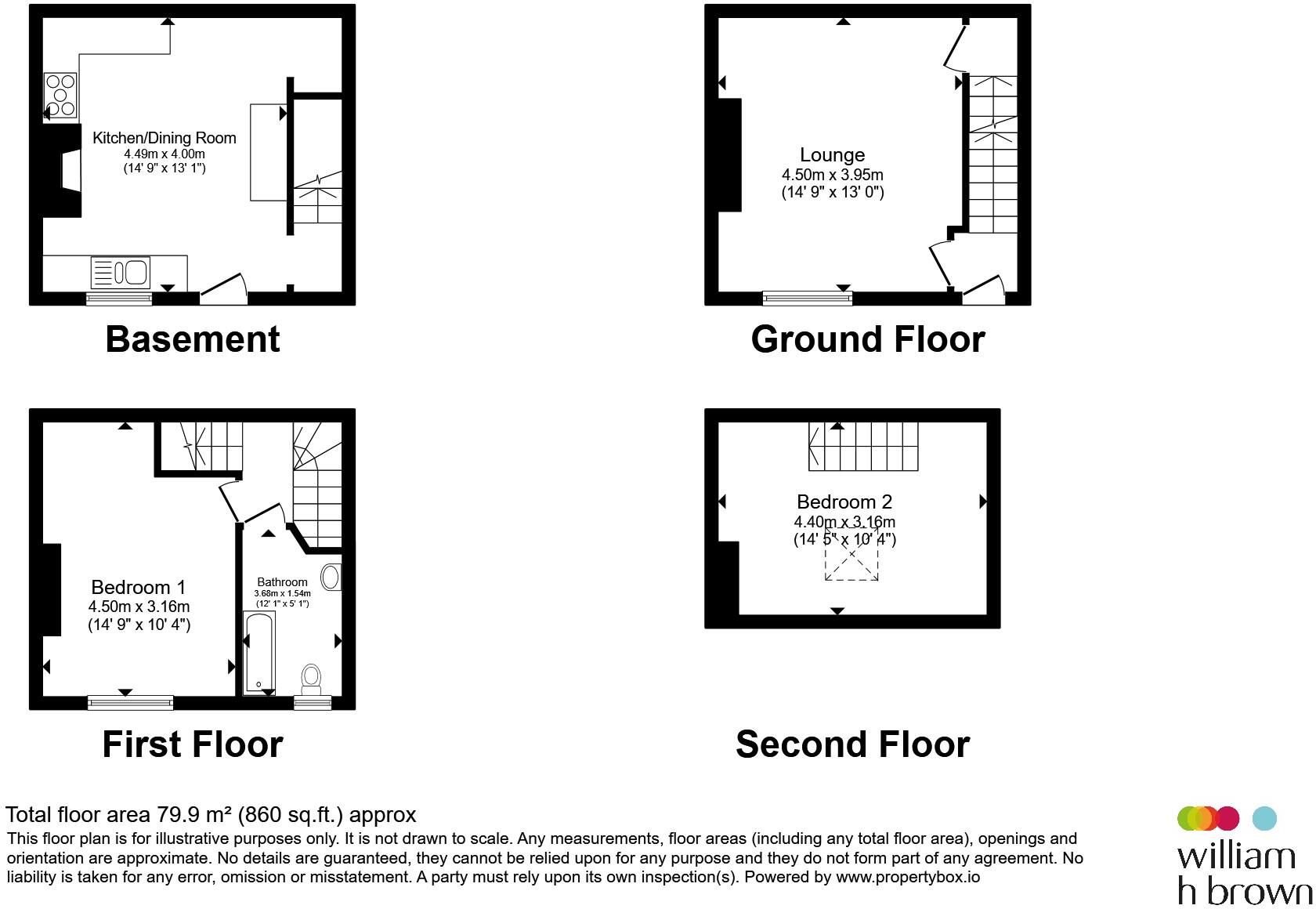 Montague Street, Sowerby Bridge floorplan