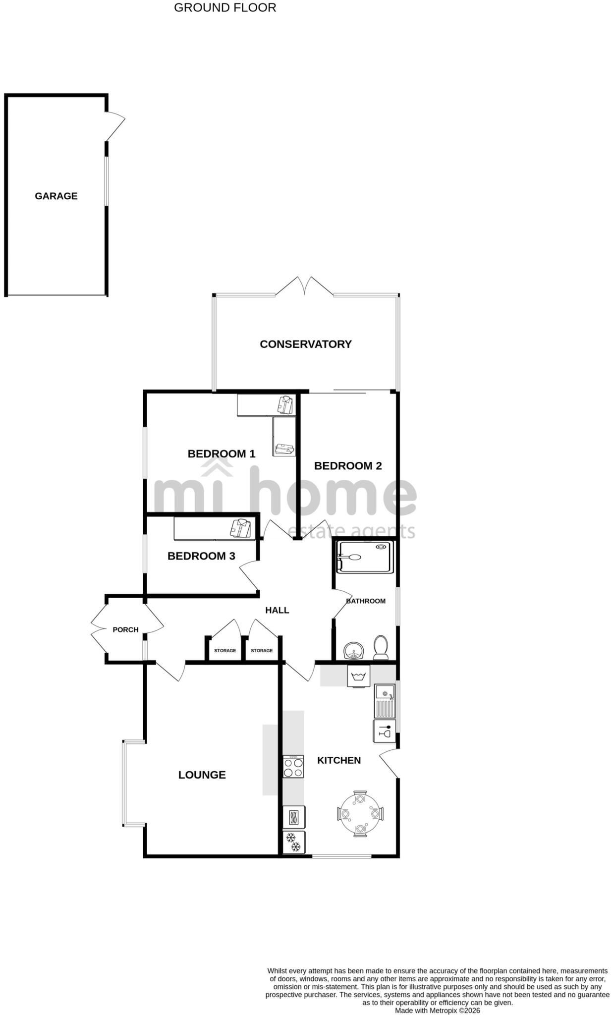 Park Road, Kirkham, Lancashire, PR4 floorplan
