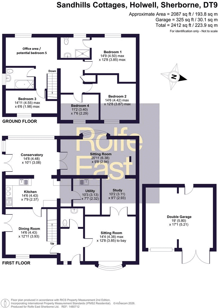 Holwell, Sherborne floorplan