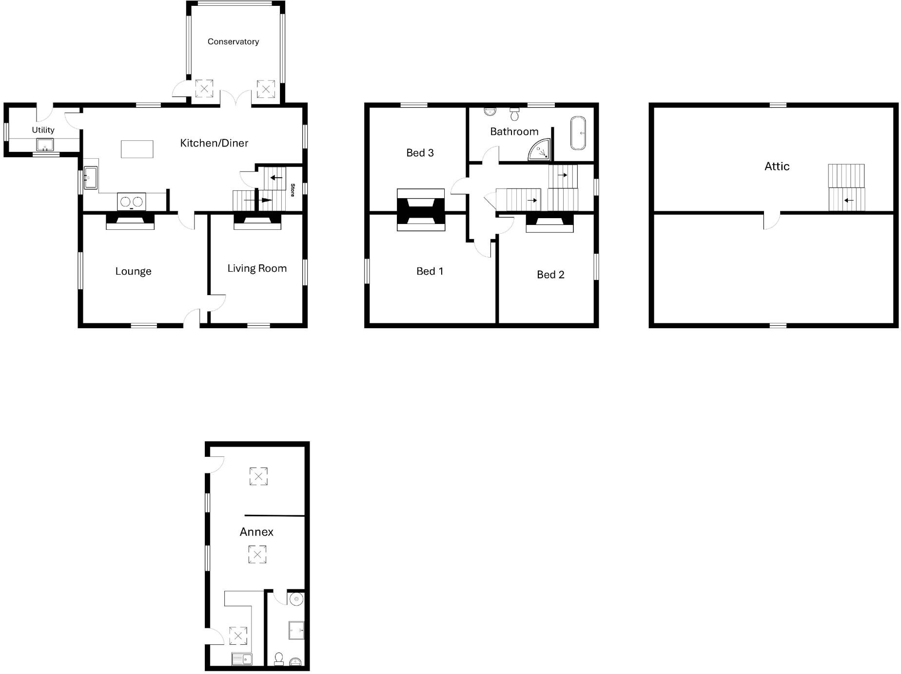 Howick Cross Lane, Penwortham, PR1 floorplan