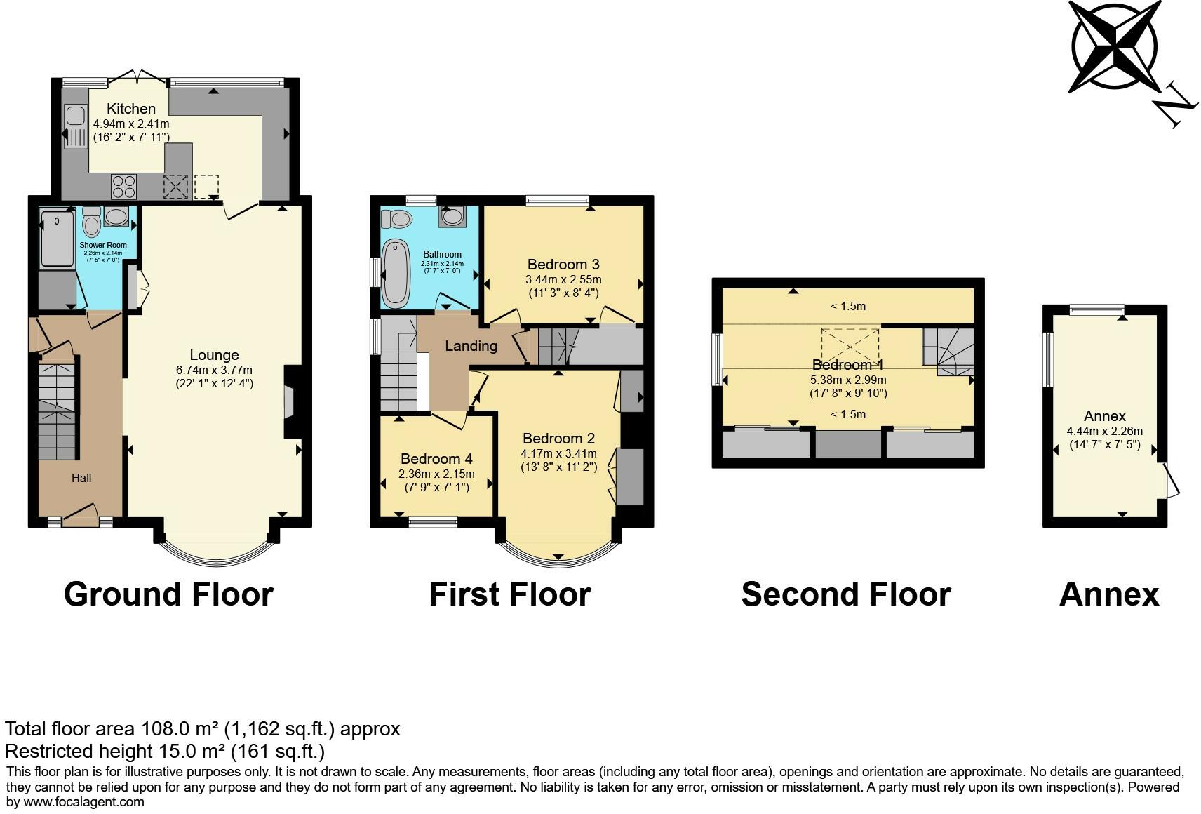 Rothwell Drive, Halifax, HX1 floorplan