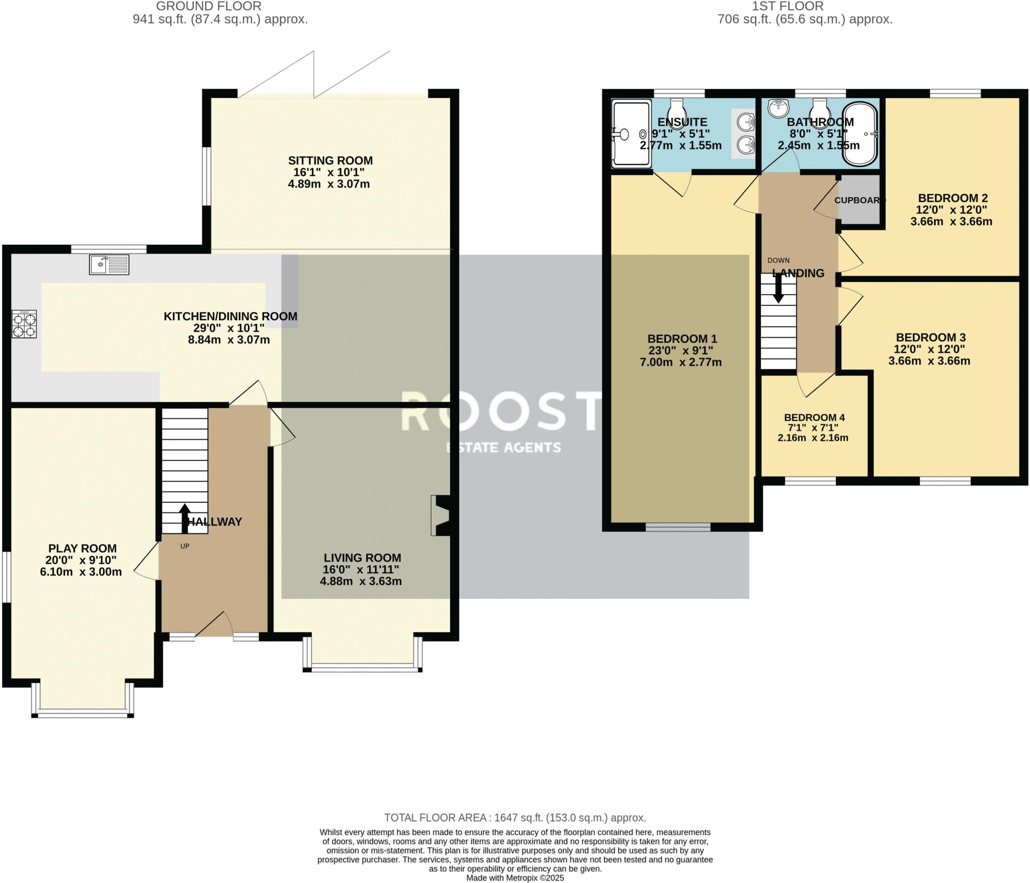 23, Highfield Road floorplan