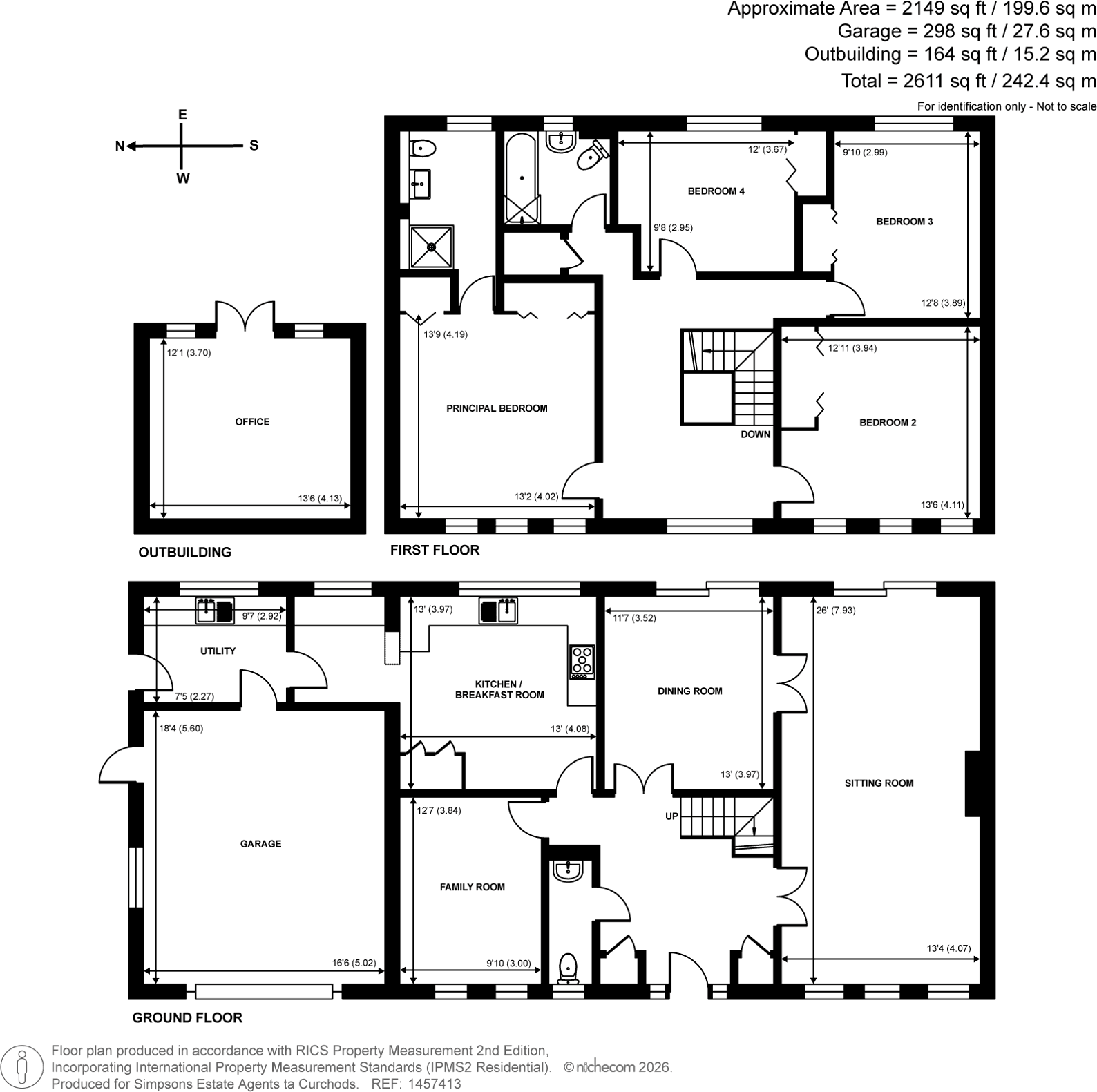 Old Farmhouse Drive, Oxshott, KT22 floorplan