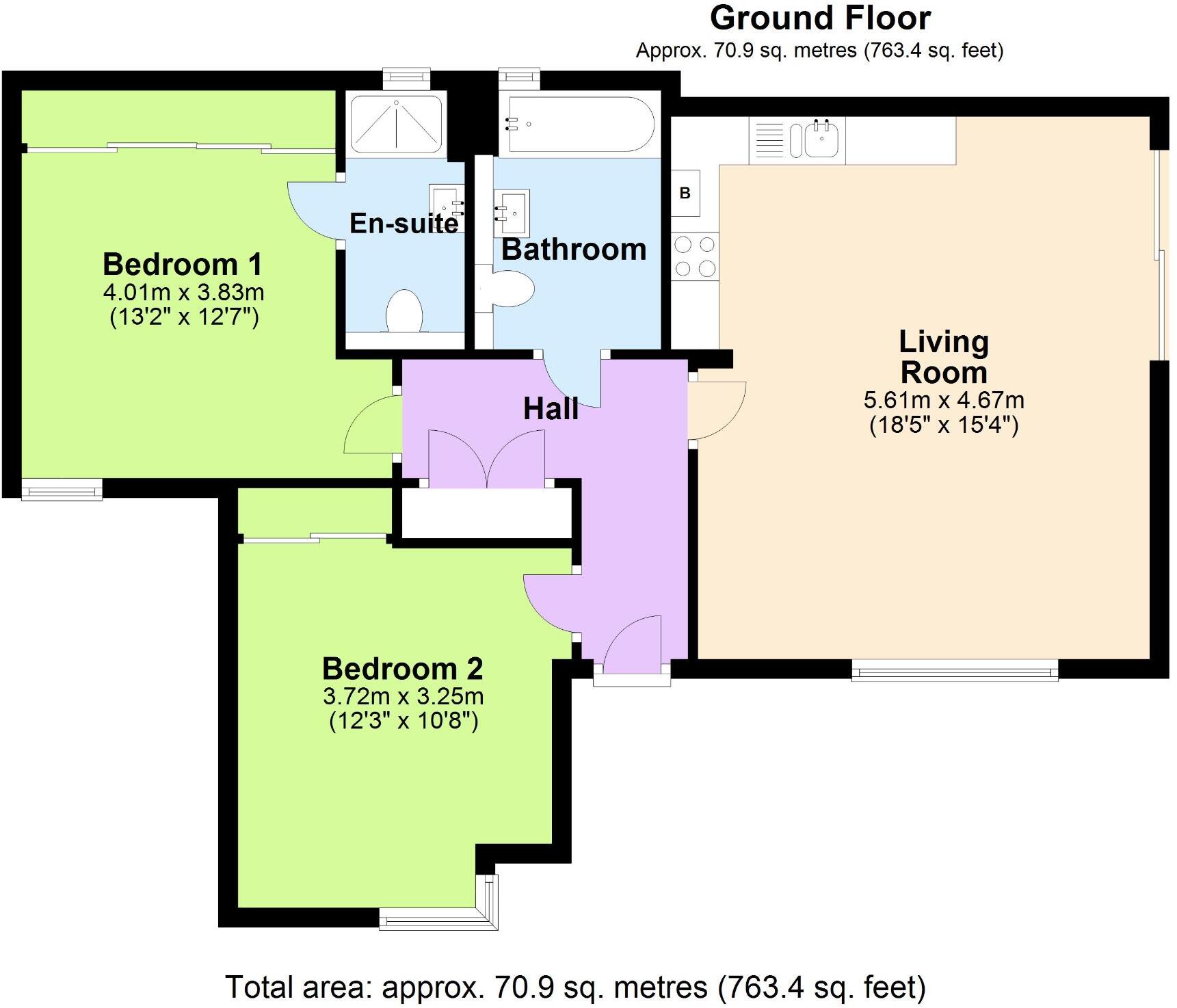 Robins Court,  Church Road, Wheatley, OX33 floorplan