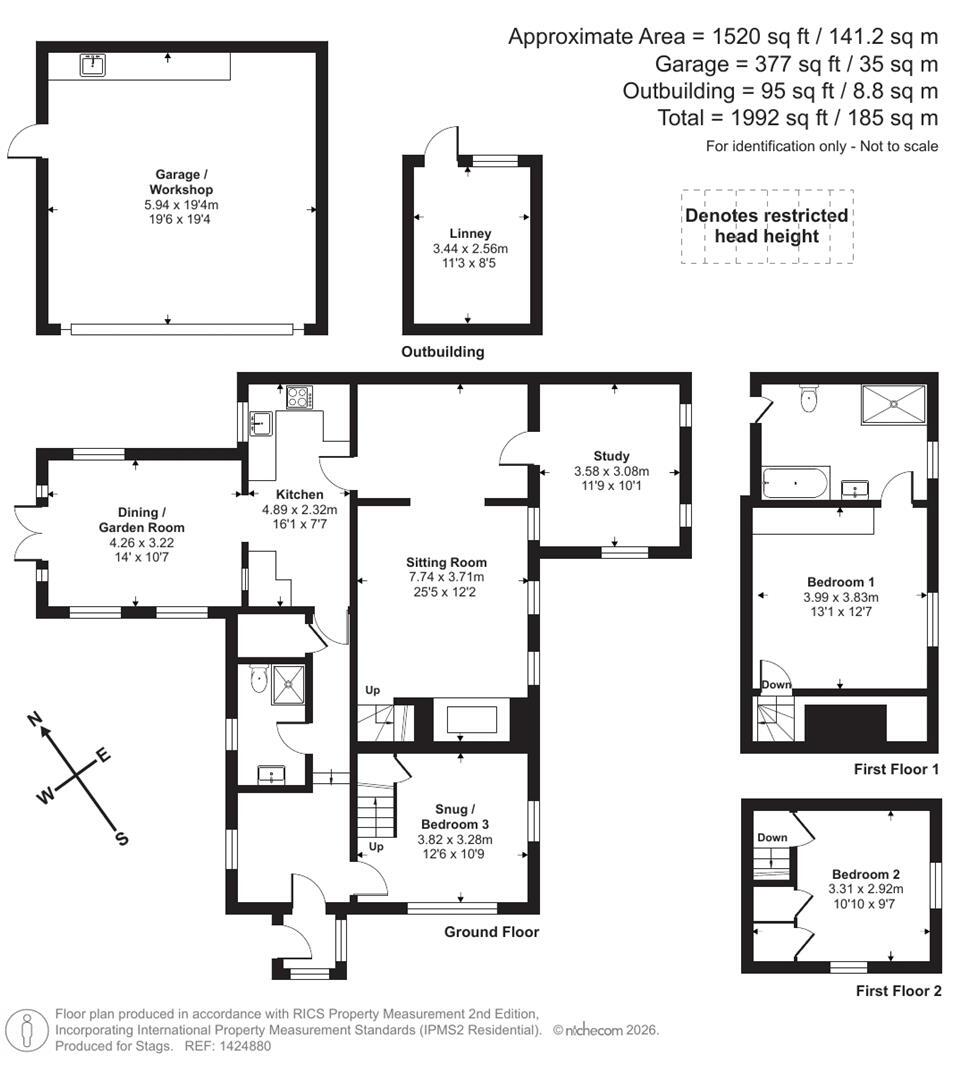 Kilmington, Axminster floorplan