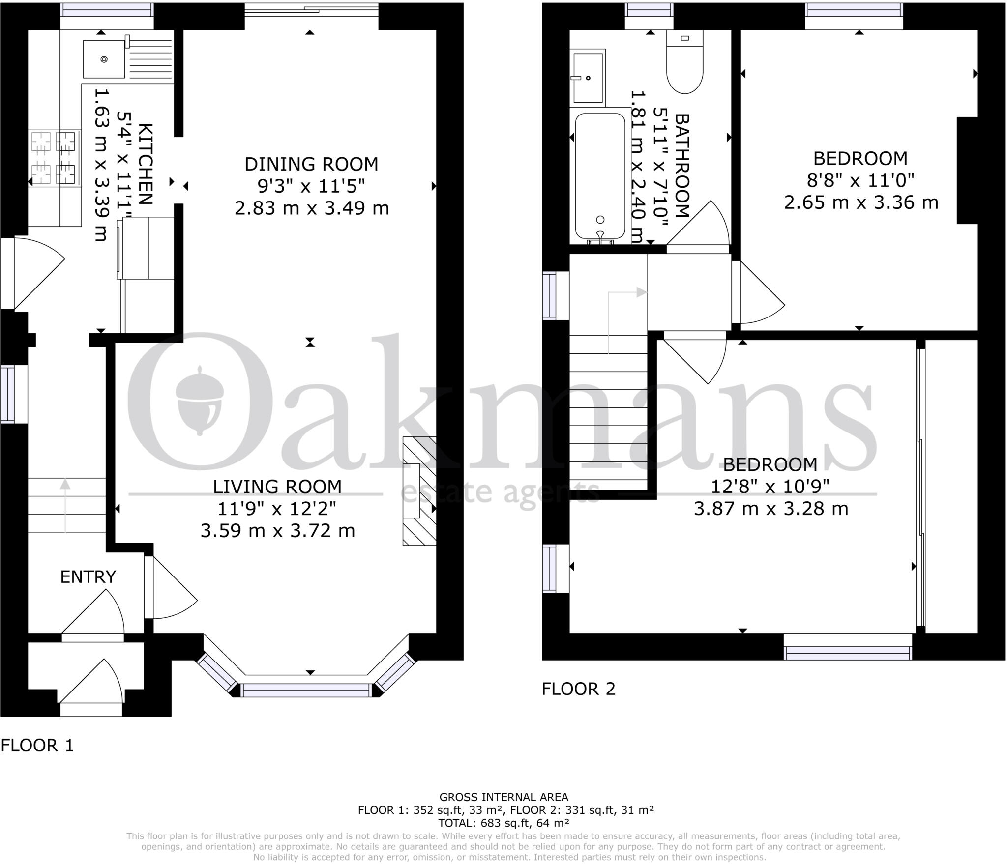 Edenhurst Road, Birmingham, B31 floorplan