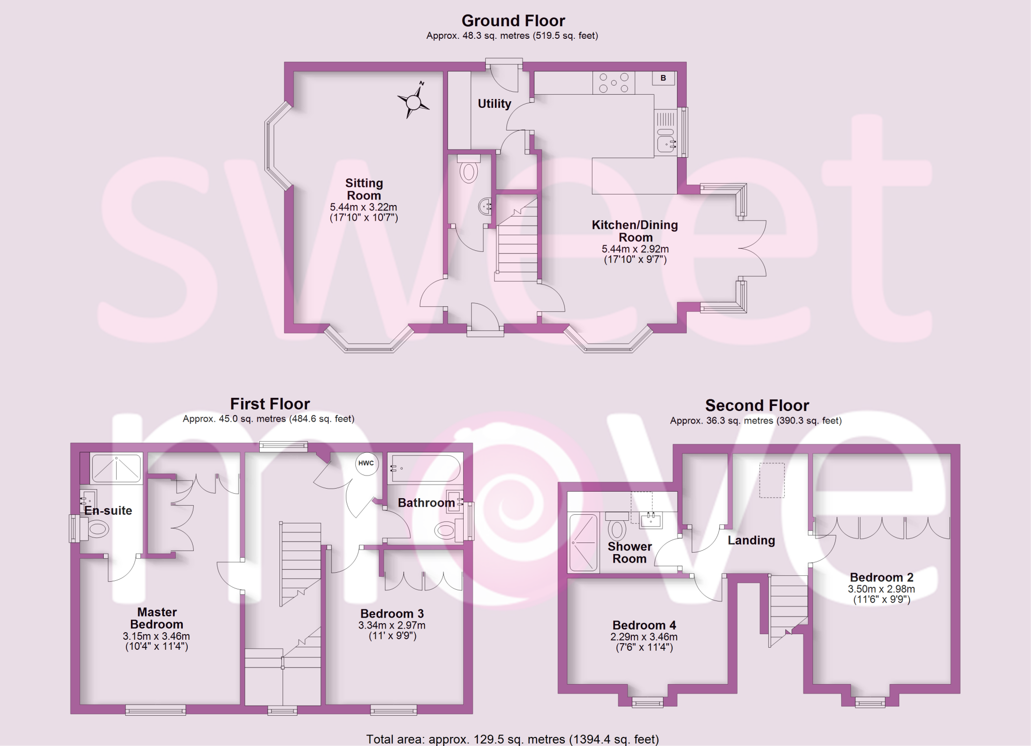 Hopkin Way, Pocklington floorplan