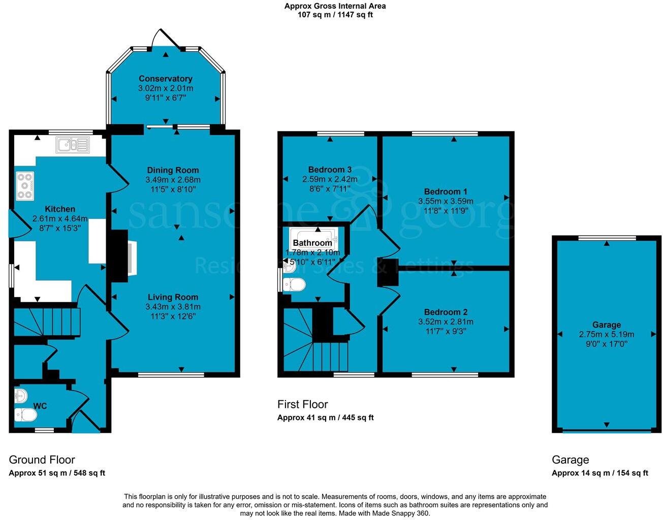 Walmer Close, Tilehurst, Reading floorplan