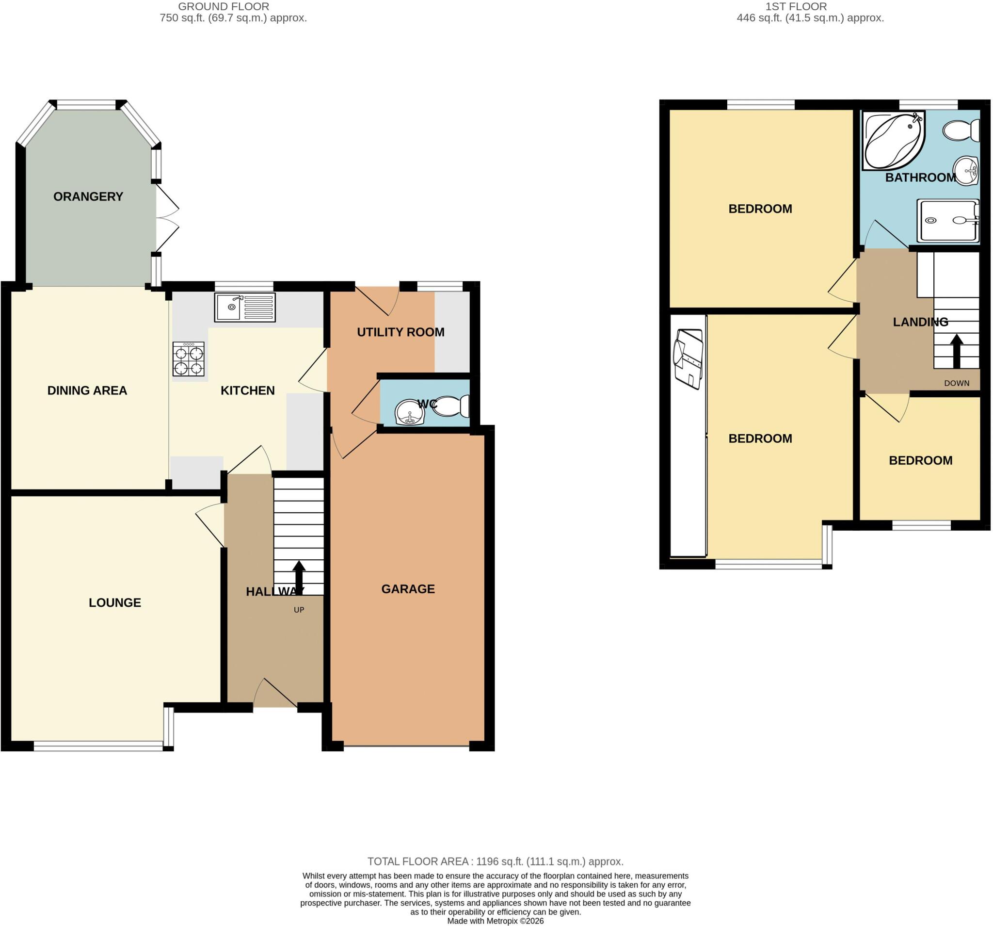 Catherine Road, Romiley floorplan