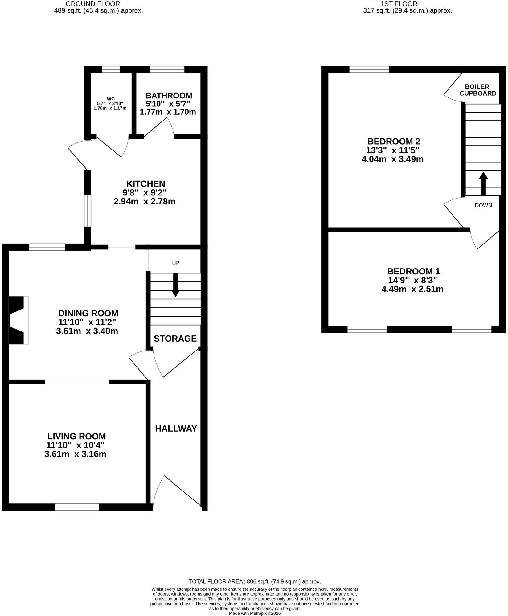 Tredegar Street, Cross Keys, NP11 floorplan