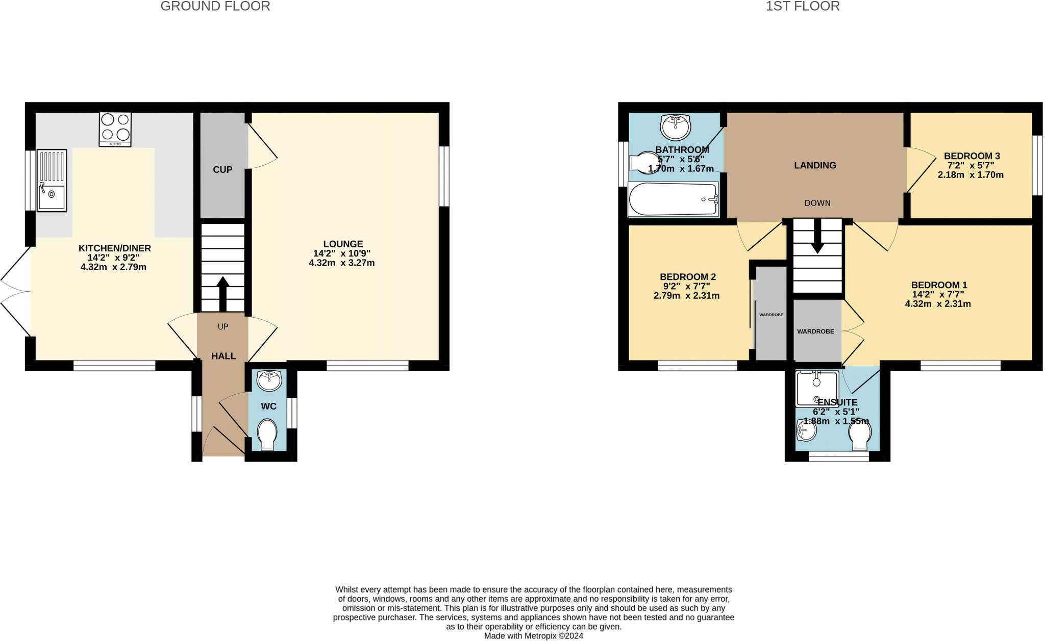 Grange View, Winterton floorplan