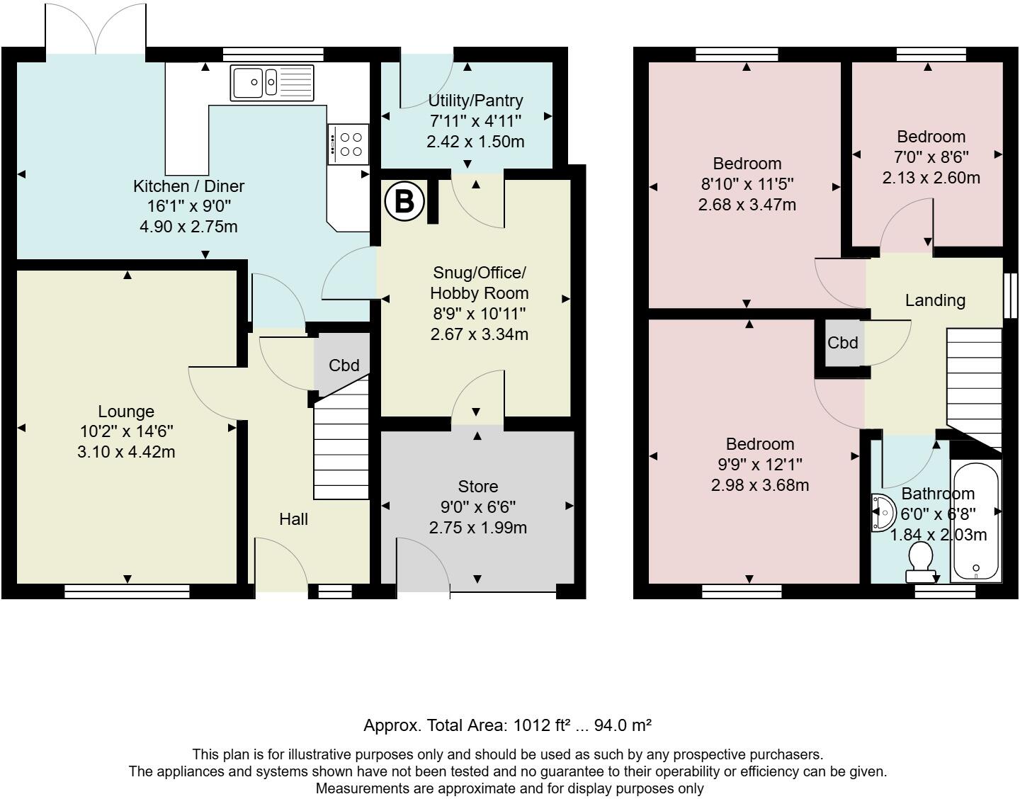 Mayfield Drive, Kendal, Cumbria, LA9 floorplan