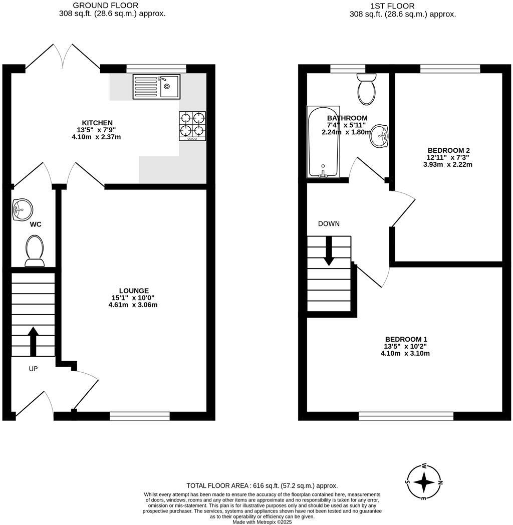 Juno Close, Scunthorpe floorplan