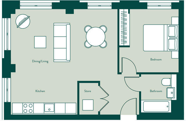 New Acres, Wandsworth, SW18 floorplan
