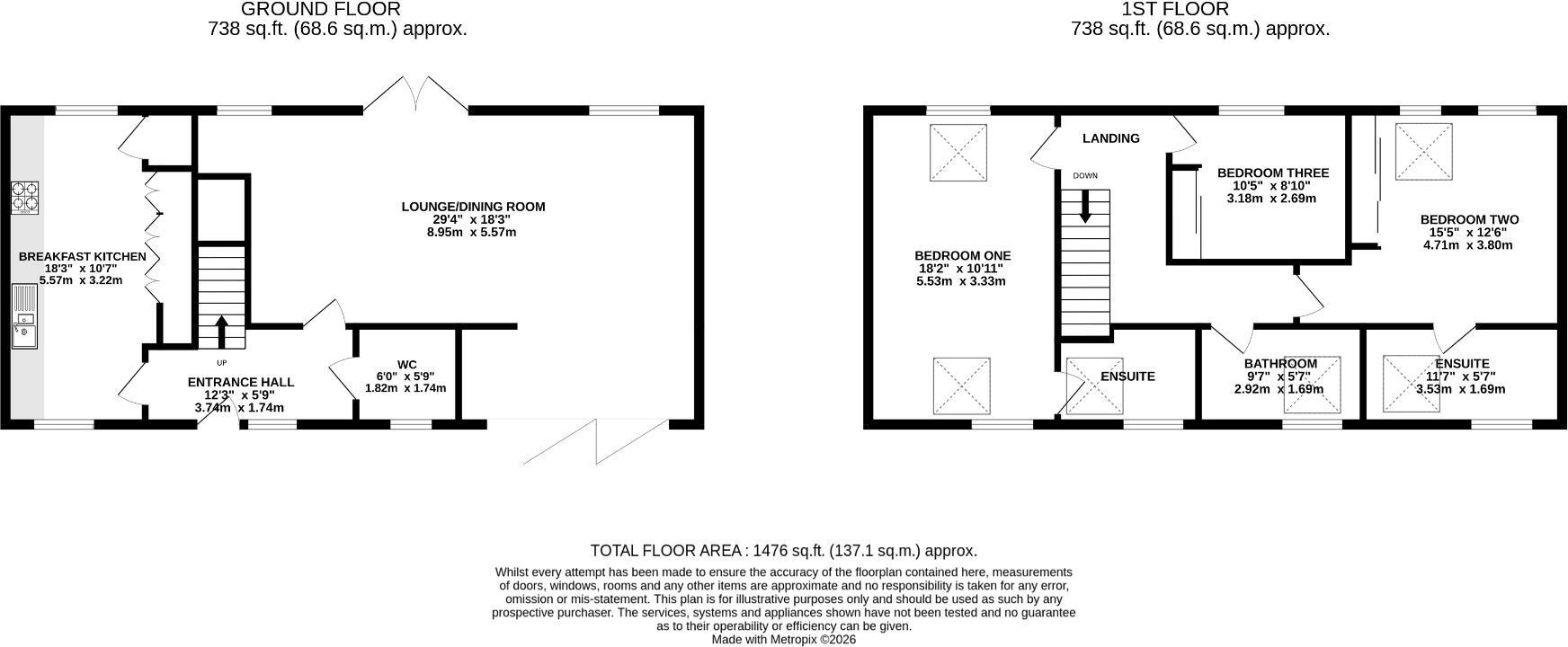 Stretton Green, Stretton floorplan