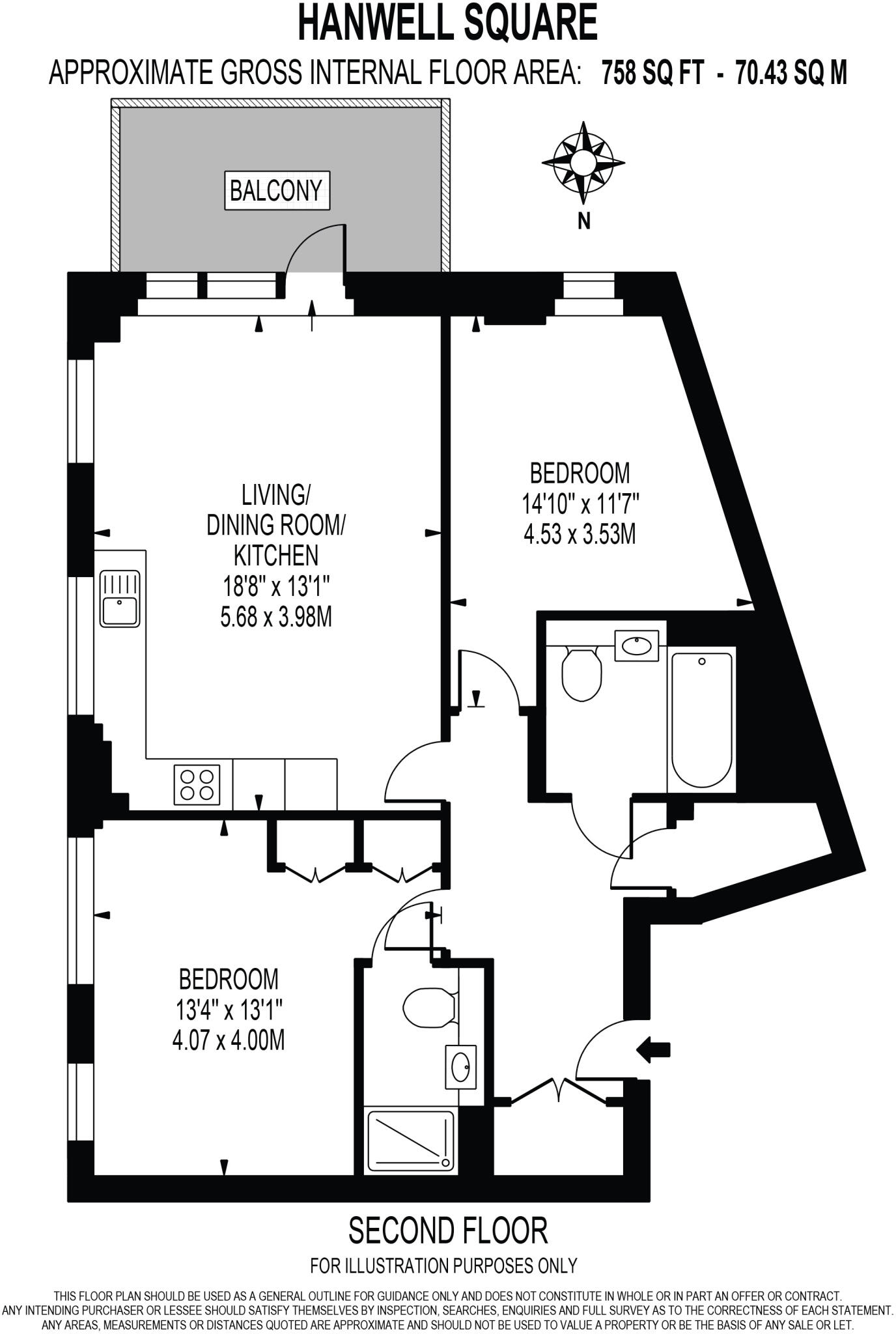 Middle Road, LONDON floorplan